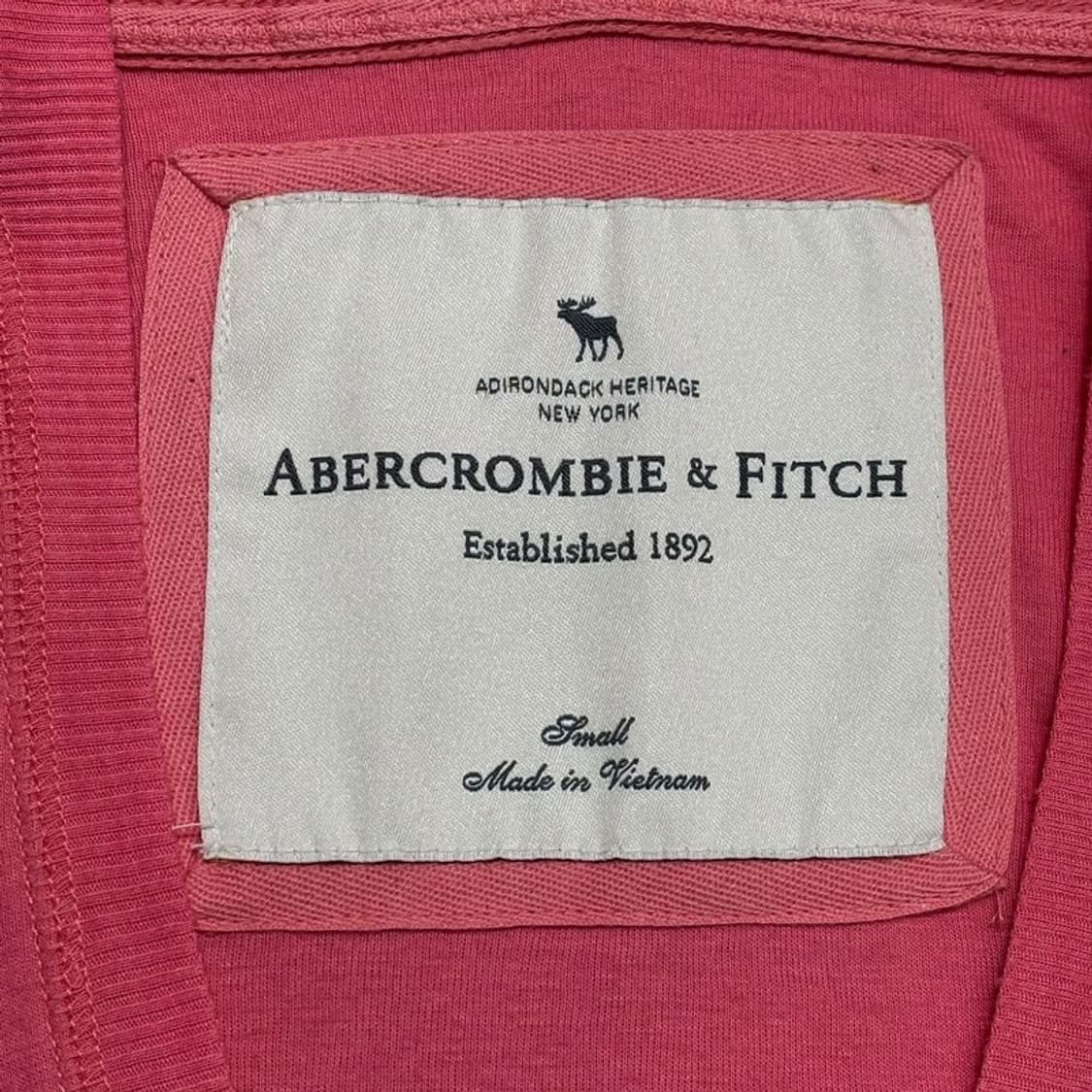 ABERCROMBIE y2k 브이넥 후드 반팔 니트 S 상품이미지5