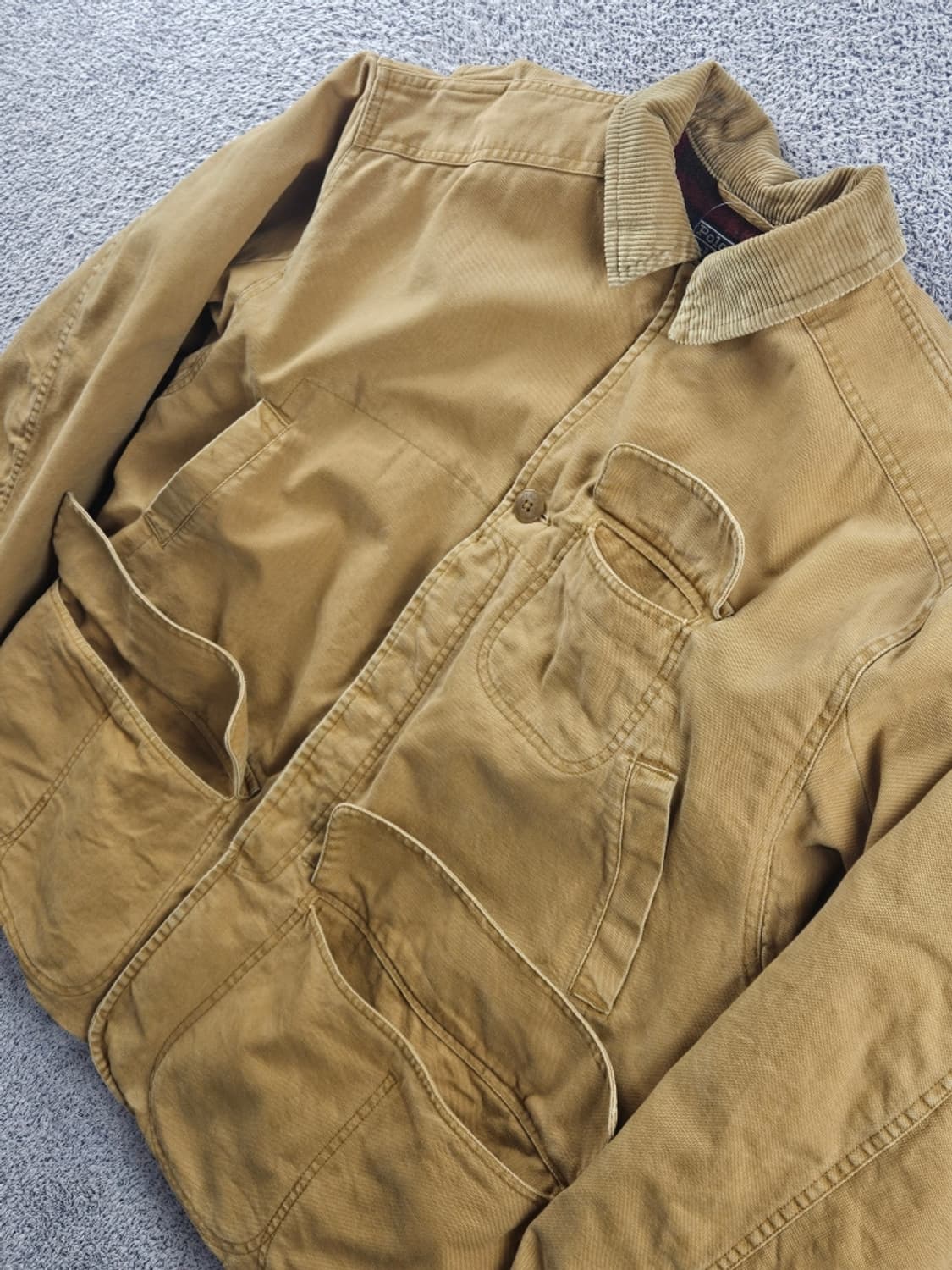 90's 폴로랄프로렌 코듀로이카라 모호크 헌팅 자켓 (XL)/ 11071 상품이미지10