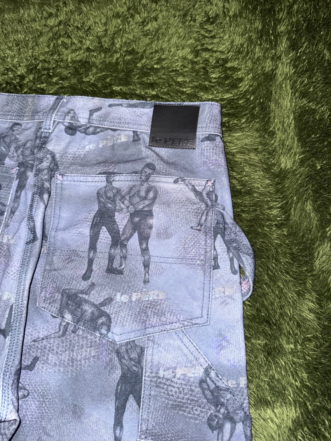 [32] Le Pere 르 뻬흐 X 체리 킴 콜라보 더블니 팬츠 상품이미지9