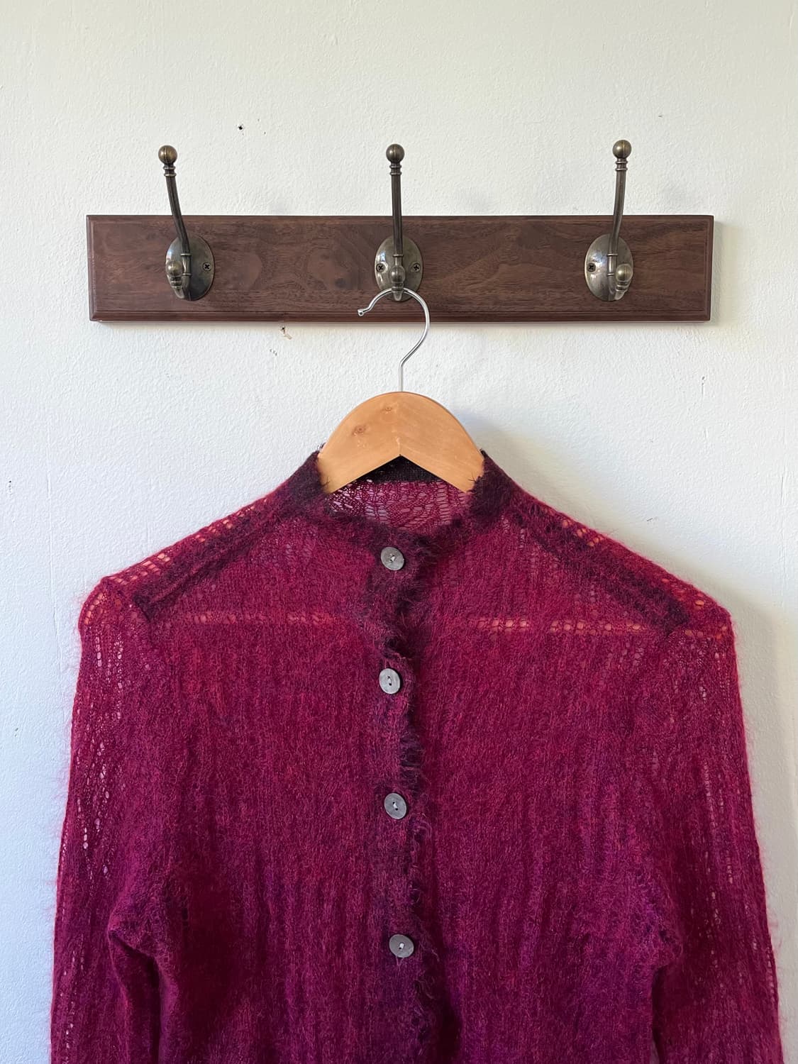 BLANCE 로즈 시스루 가디건 상품이미지2