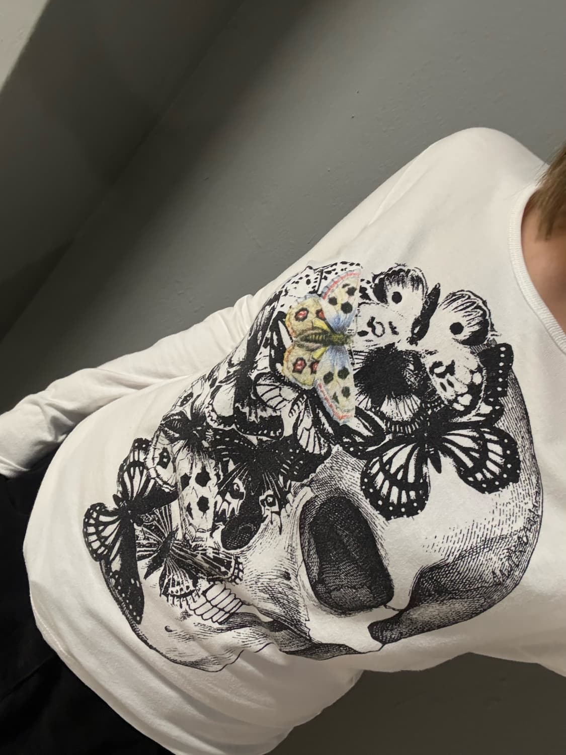 Xfrm skull & butterfly long sleeve 상품이미지3