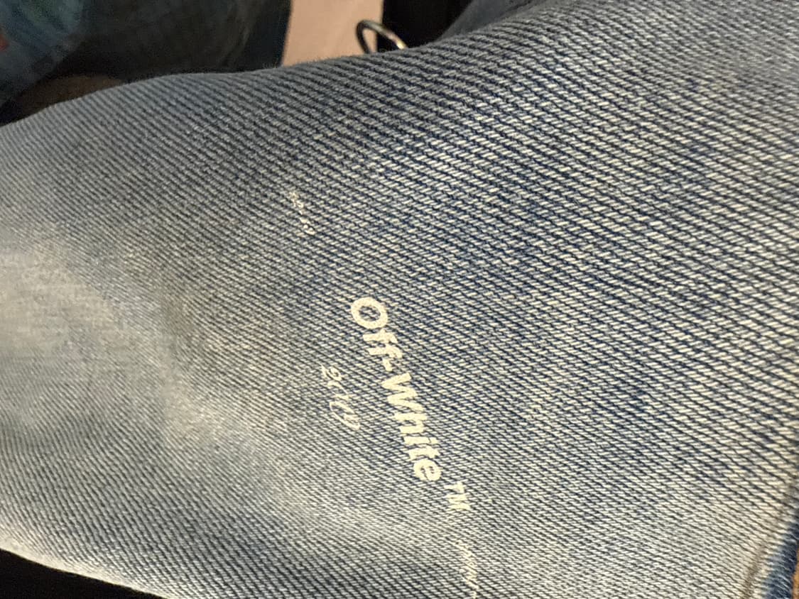 오프화이트 Off-White 연청 데님 청바지 S 33 상품이미지4