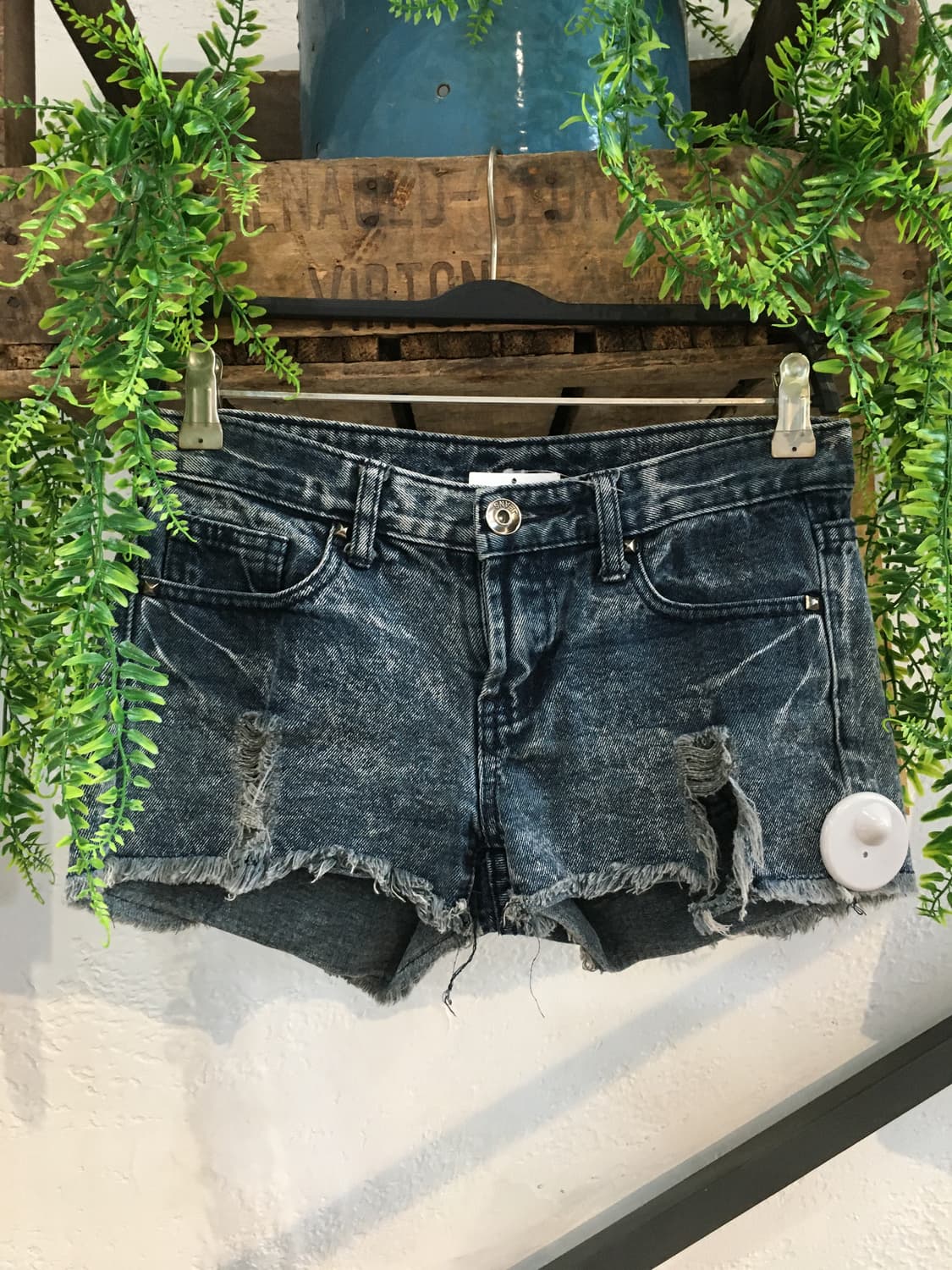 빈티지 y2k 도트 데님 코디세트 상품이미지4