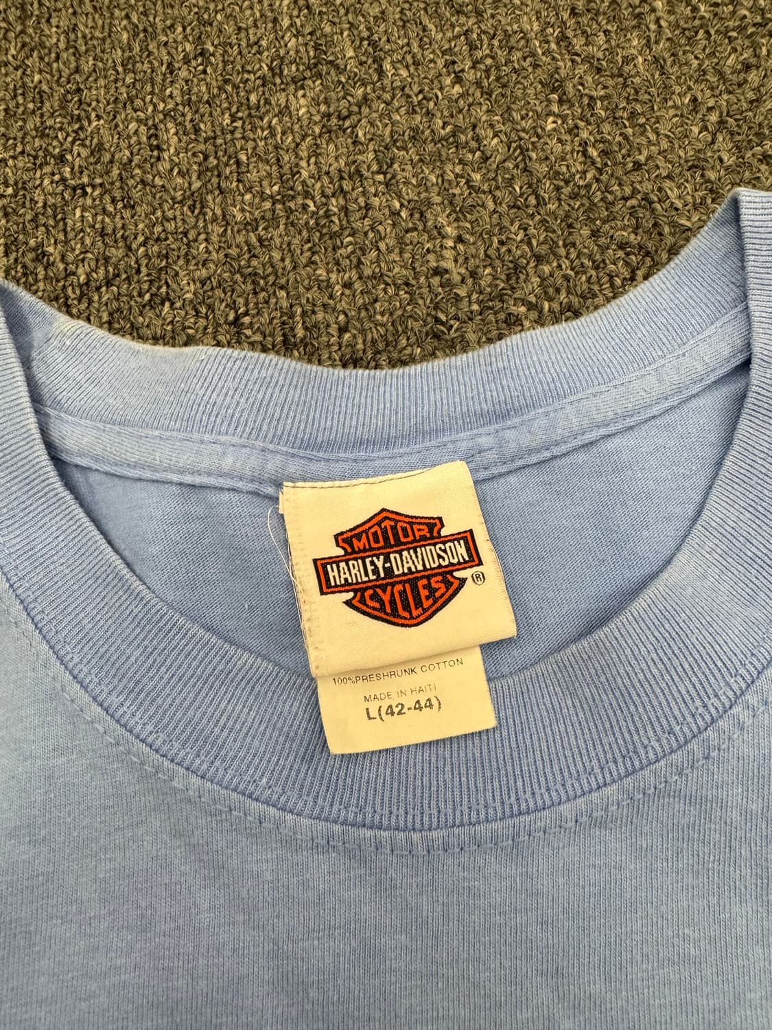 L)할리데이비슨 빈티지 프린팅 Kentucky 반팔 상품이미지4