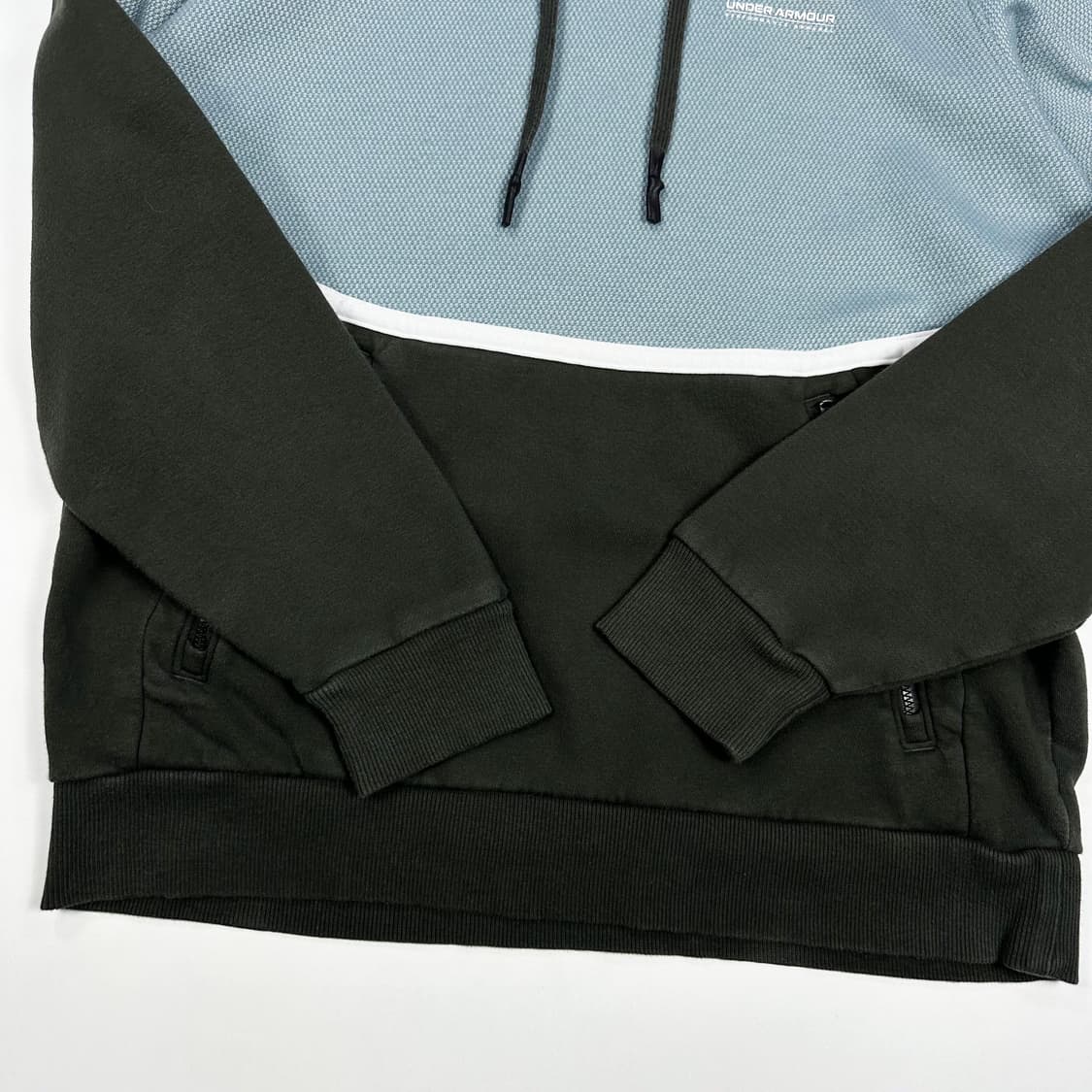 언더아머 트레이닝 카키 백로고 후드티 (L) 상품이미지5