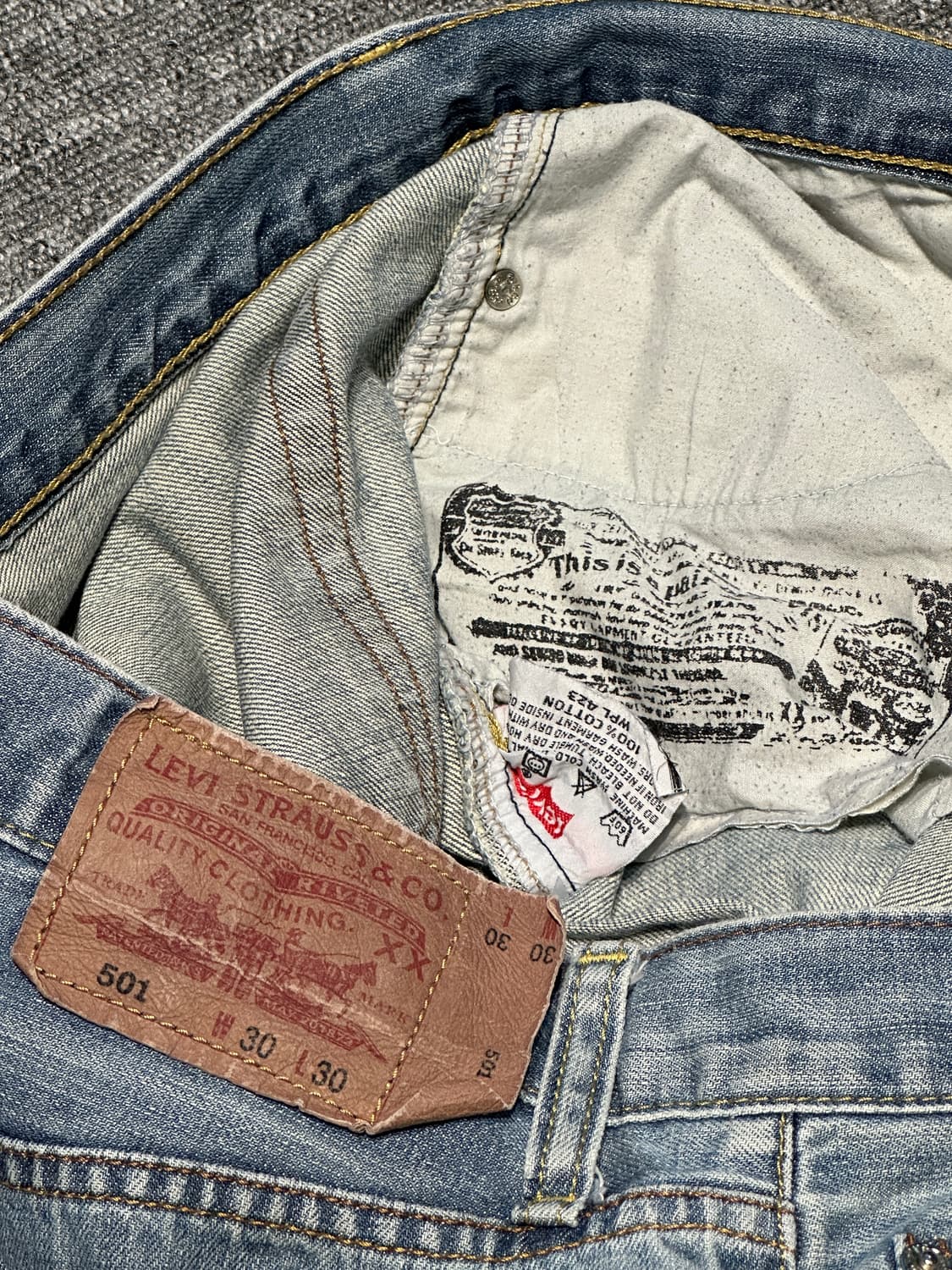Levi’s 501 W30 L30 상품이미지4