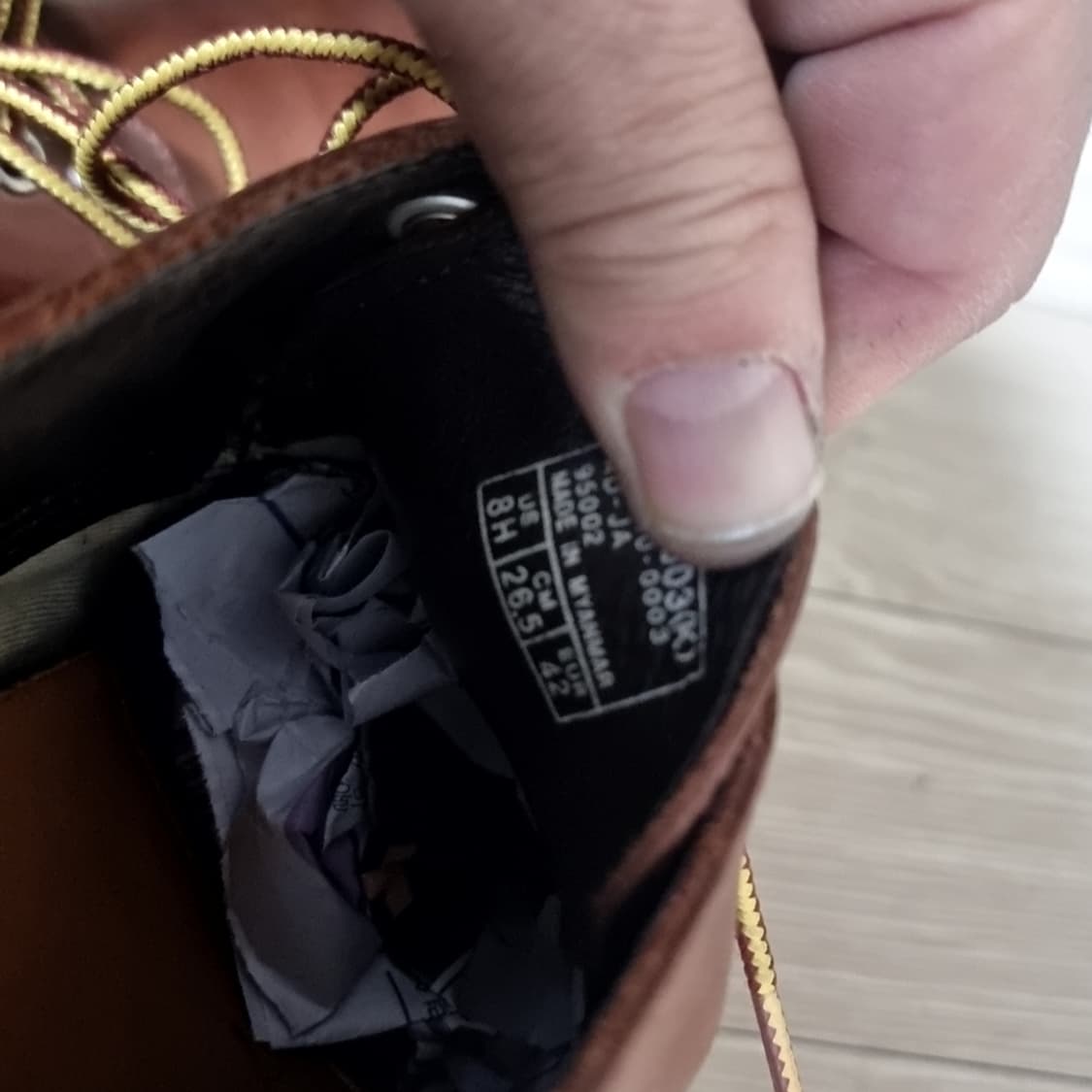 호킨스 브라운 가죽 남성 캐주얼 더비슈즈(270-275) 상품이미지8