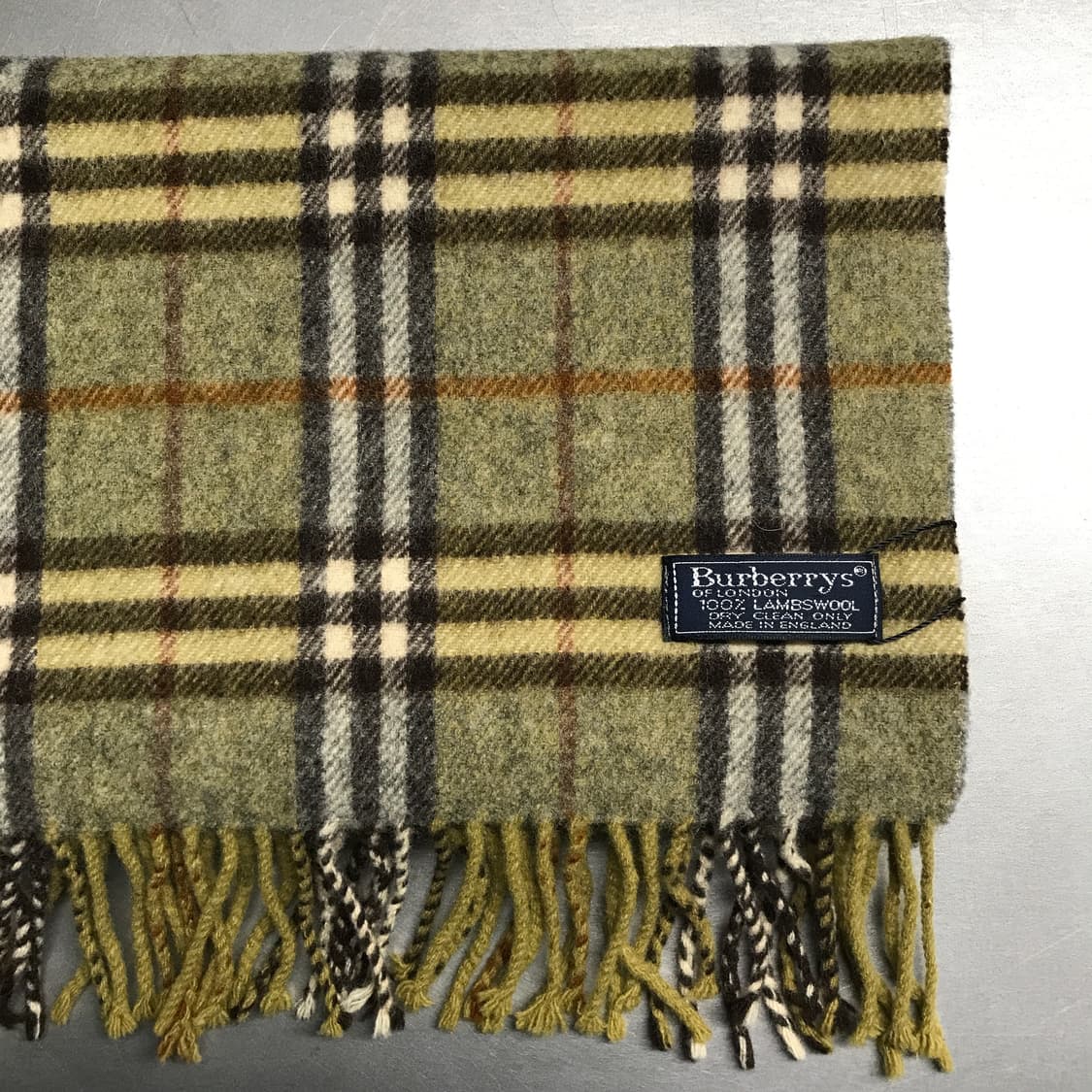 버버리 정품 램스울 머플러 카키  상품이미지3