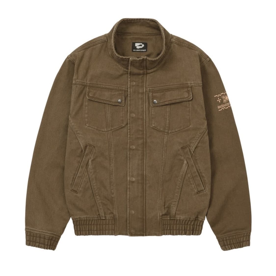 웰빙익스프레스 Washed Everyday Jacket 카키 S 상품이미지1