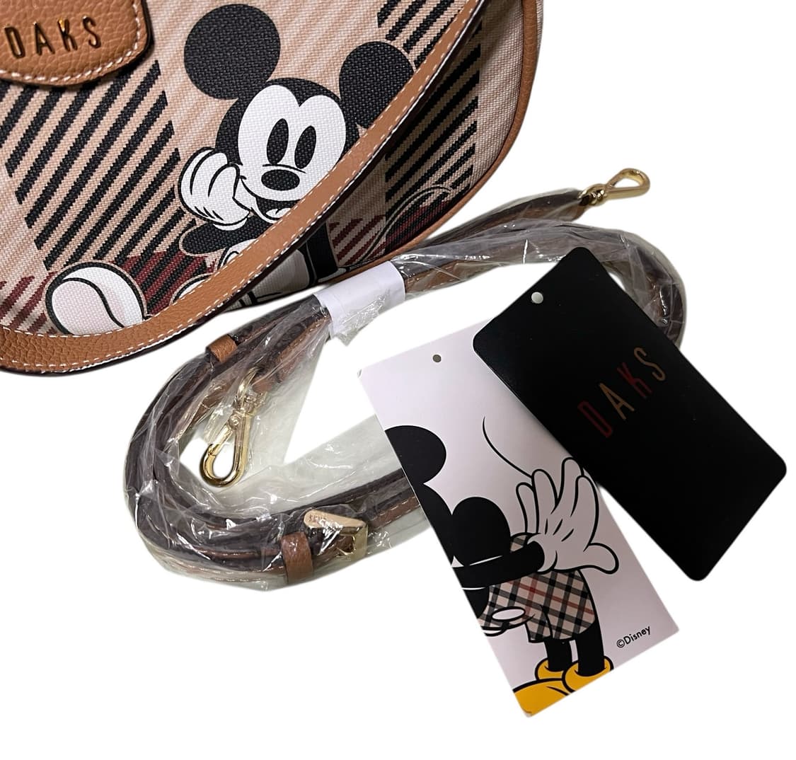 닥스 x 미키마우스  DAKS × Disney 콜라보 미니 숄더백(새상품 상품이미지5