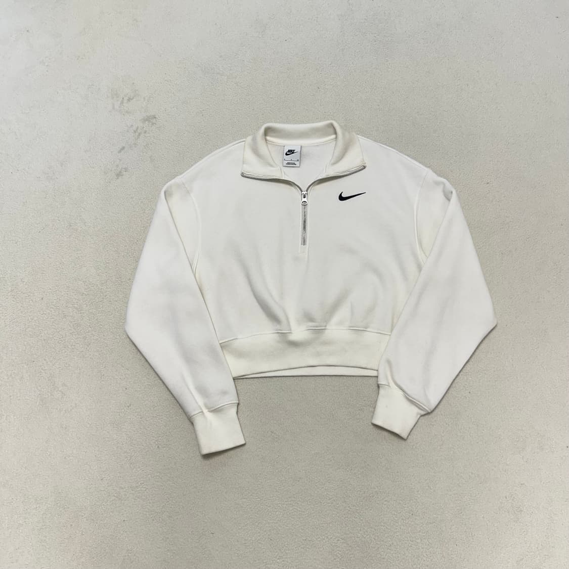 Nike ivory half-zip sweatshirt 상품이미지4