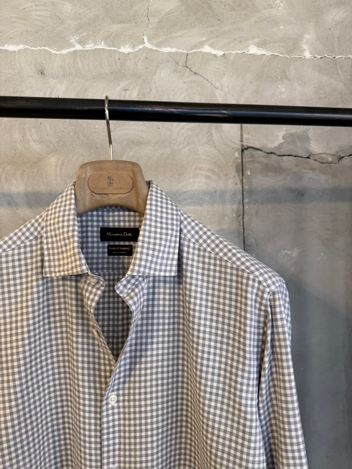 마시모두티 깅엄체크 셔츠 100 상품이미지4