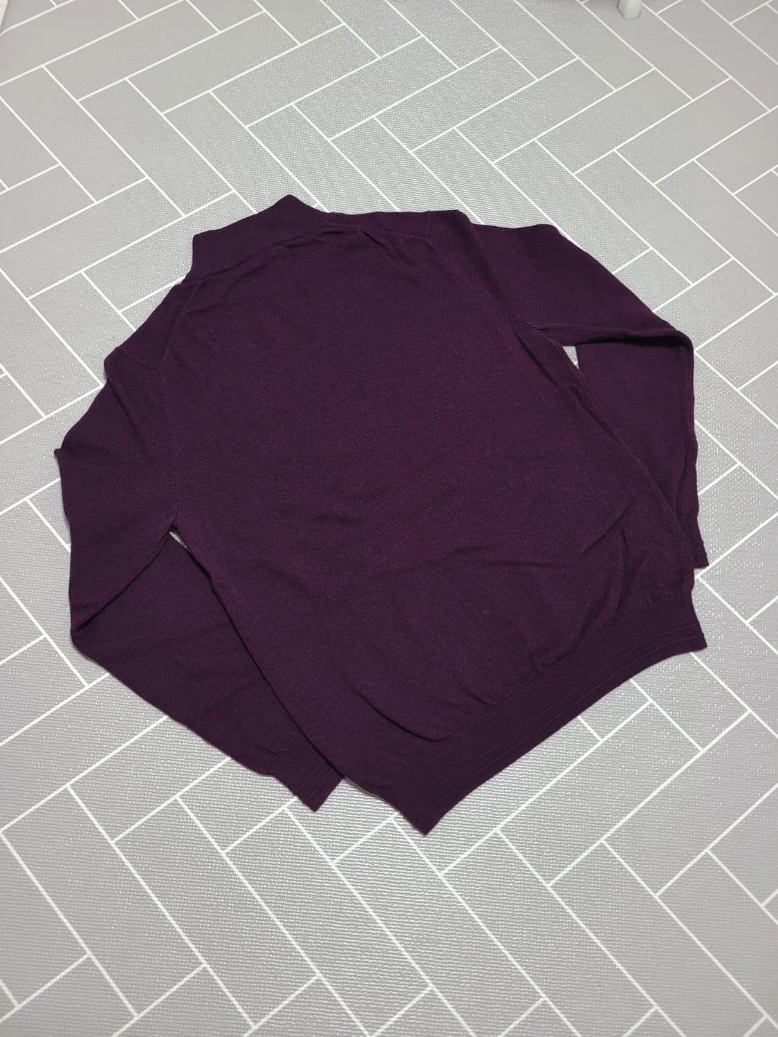 S.T Dupont 듀퐁 울캐시미어 하프넥 니트 L 상품이미지2