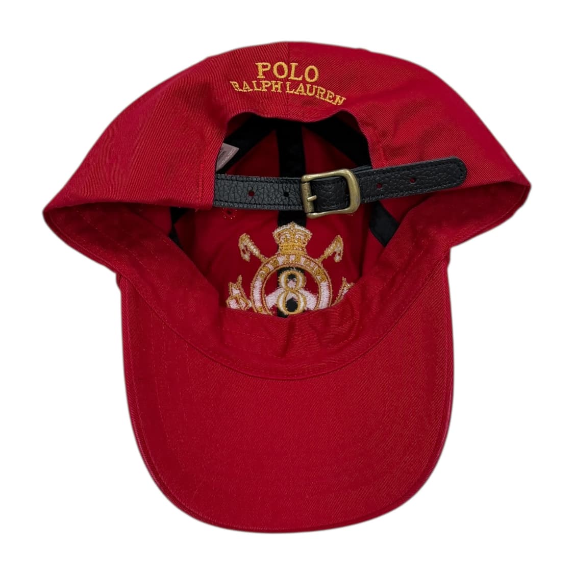 폴로 랄프로렌 빈티지 레드 볼캡 모자 상품이미지3