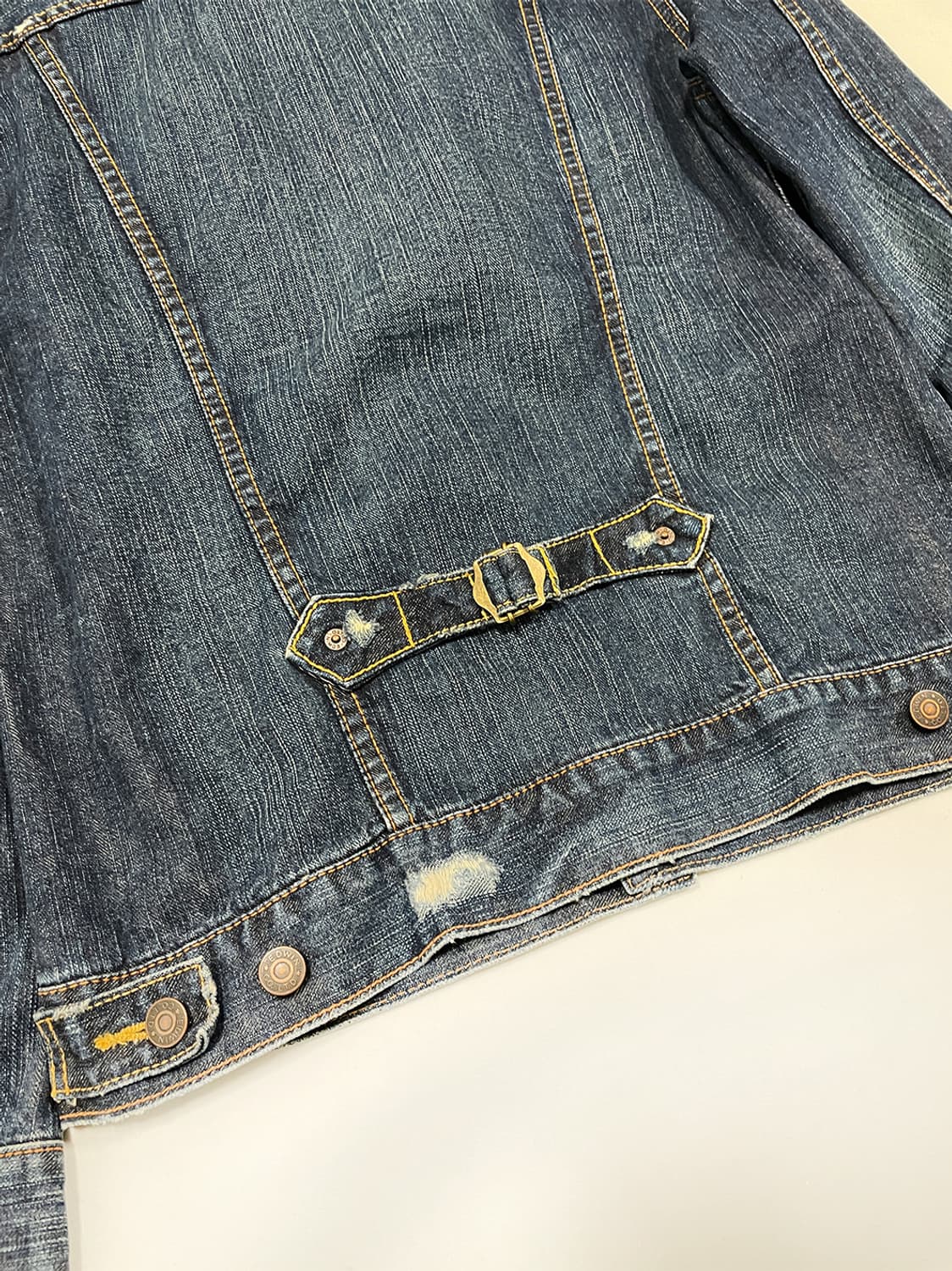 빈티지 에드윈 3세대 신치백 데님 자켓  상품이미지7