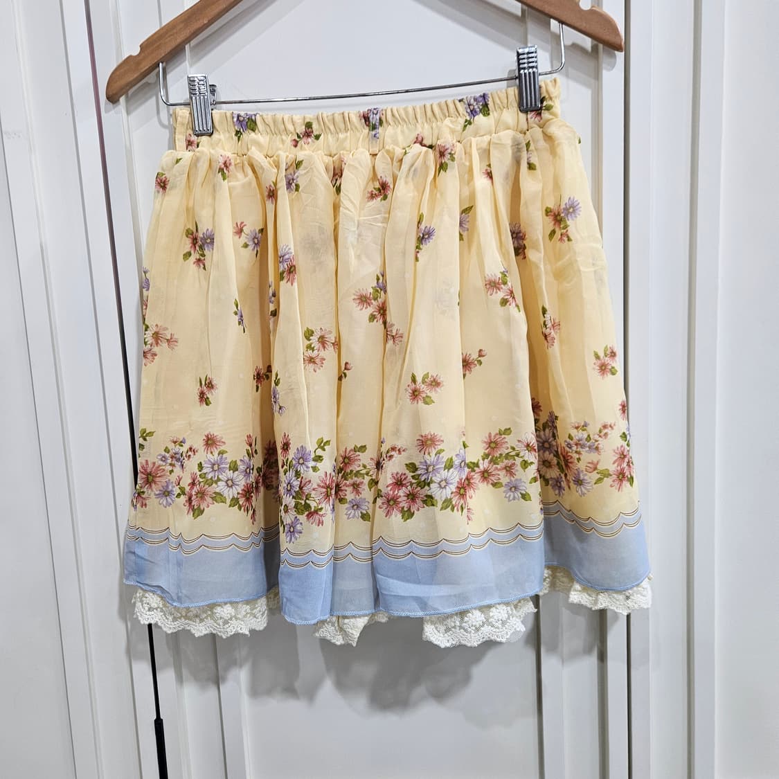 플라워 쉬폰 스커트 상품이미지6