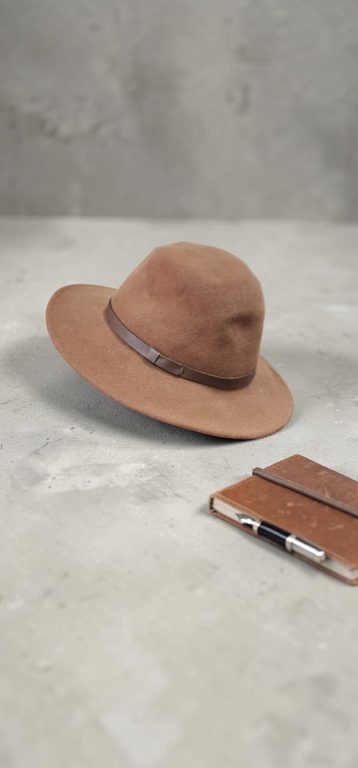 USA 디스커버리 메리노 울 페도라 모자 상품이미지1