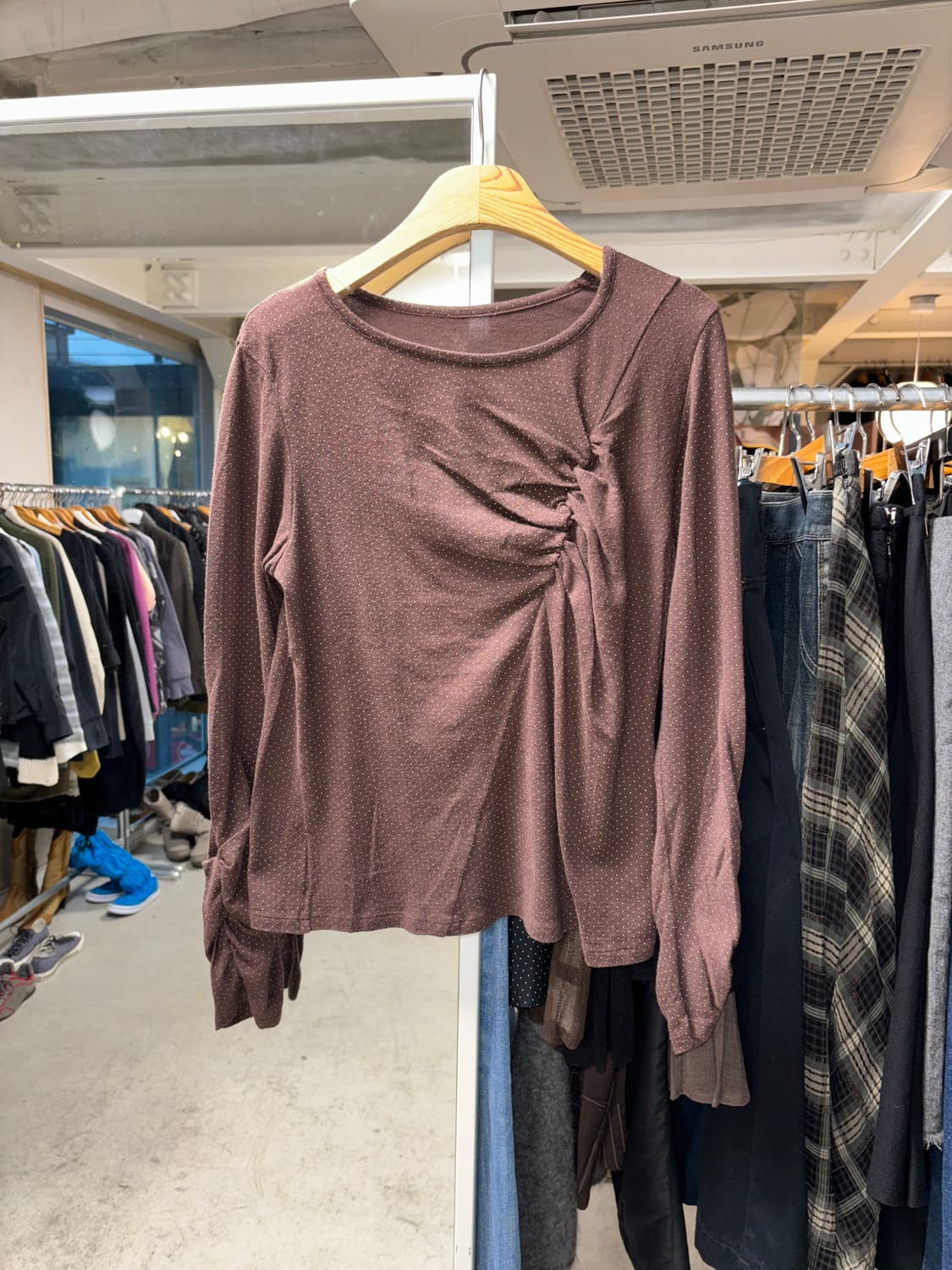 아츠로 타야마 도트 변형 롱슬리브 상품이미지3