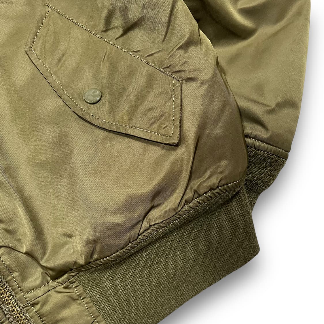 알파 인더스트리 빈티지 올리브 리버시블 슬림 Ma-1  상품이미지6