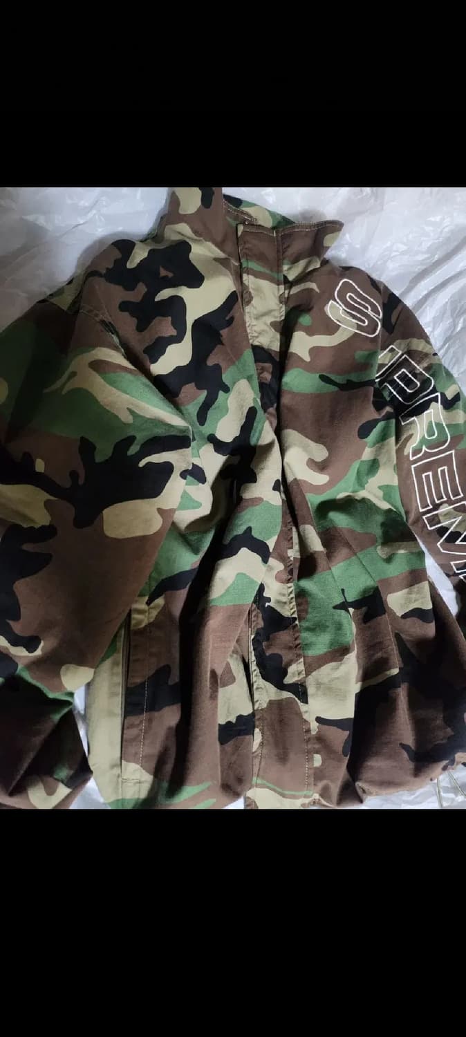 슈프림 스펠아웃 우드랜드 카모 트랙 자켓 상품이미지2