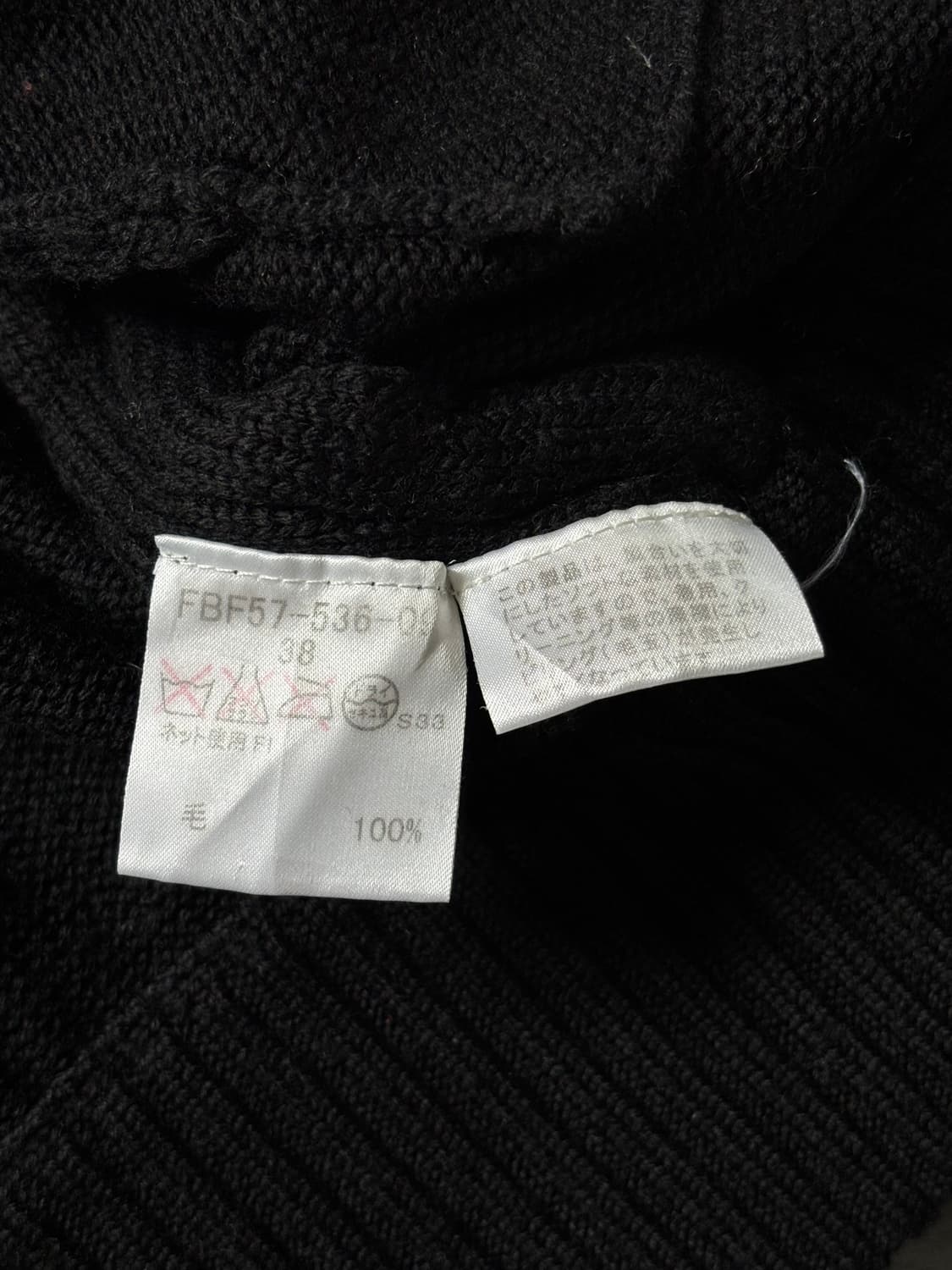 Burberry 버버리 블루라벨 블랙 울 후드집업 상품이미지9