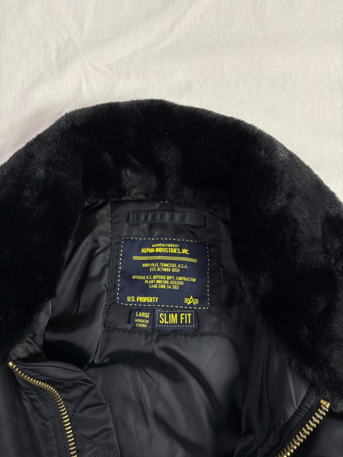 Alpha Industries 알파인더스트리 B-15 봄버 자켓 L 상품이미지3