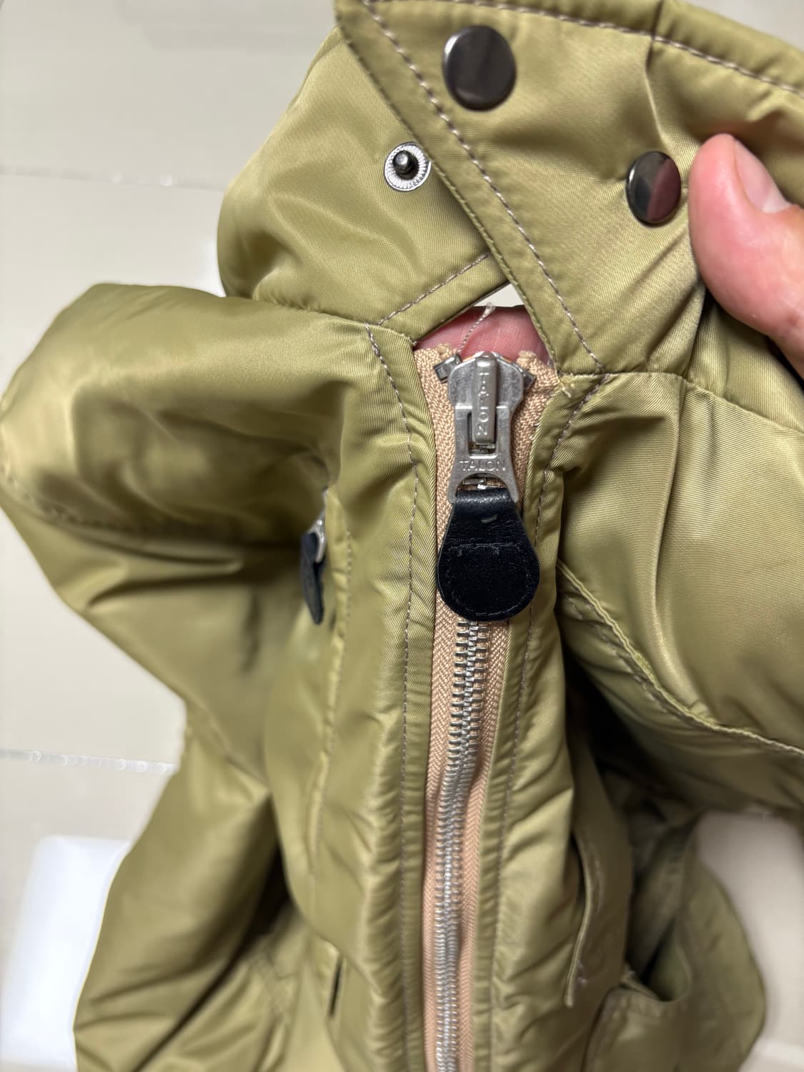 SCHOTT.NYC 쇼트 스포츠웨어 플라이트자켓(L-XL) 상품이미지7