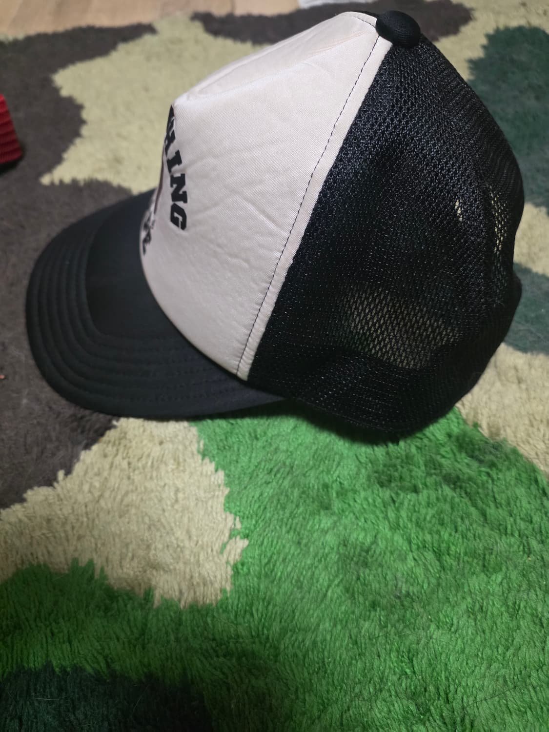 [OS]베이프 기본 컬리지 메쉬캡 블랙 상품이미지2