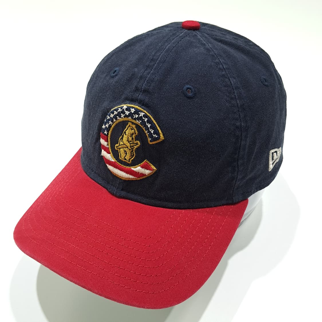 뉴에라 & MLB 성조기 그린 언더바이저 투톤 볼캡 P2038 상품이미지2