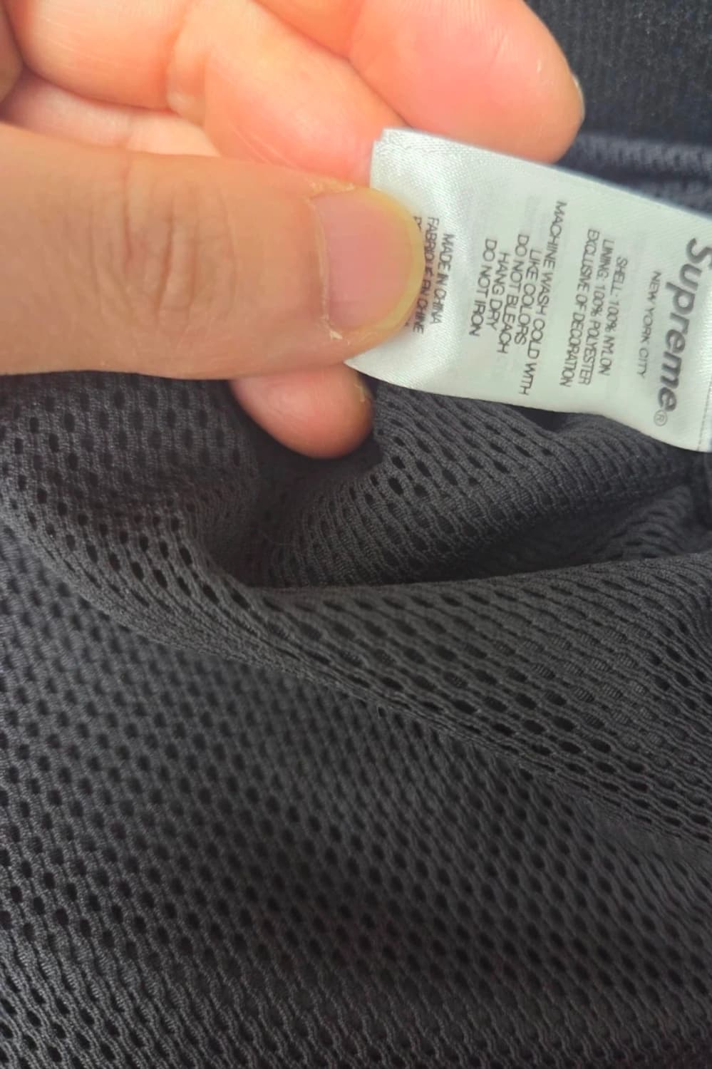 슈프림 아플리케 트랙 팬츠 블랙 L 상품이미지4