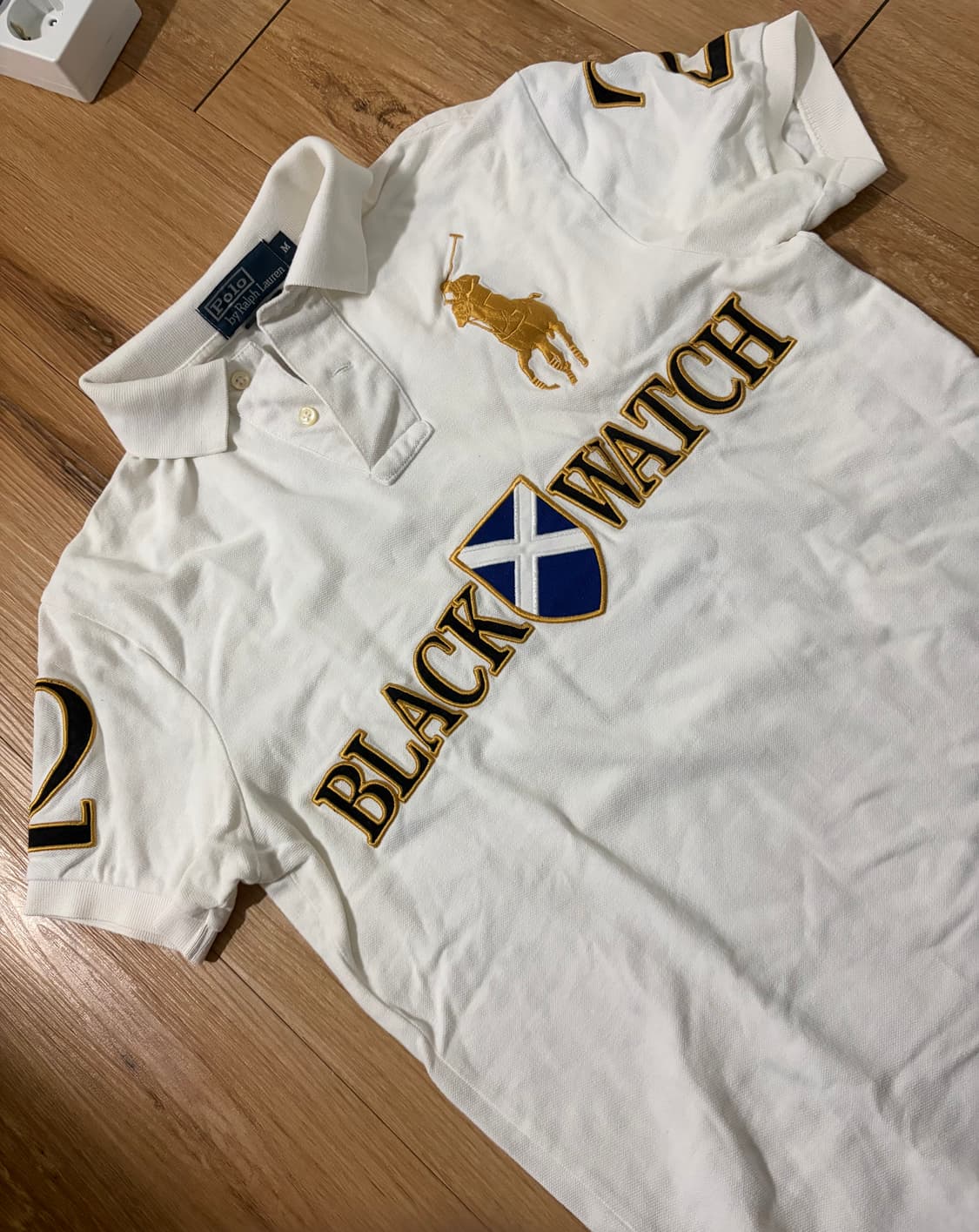 폴로 빅포니 치프키프 블랙와치 화이트 M 상품이미지1