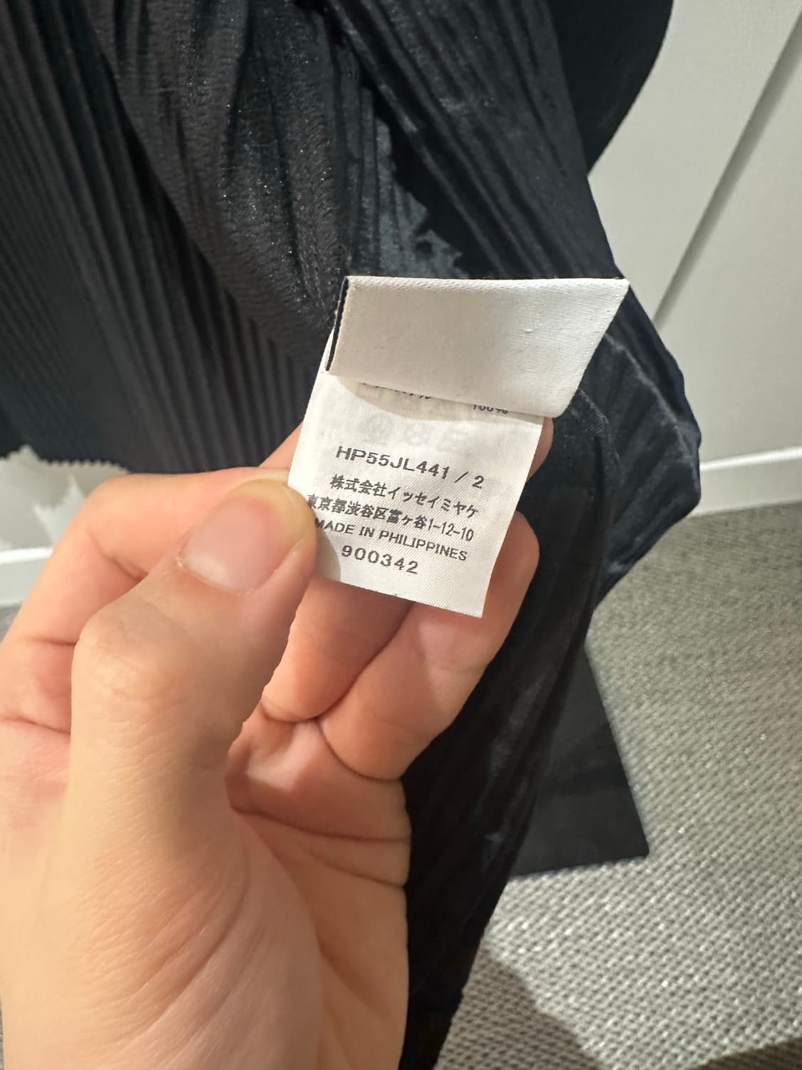 옴므플리세 베이직 가디건 2 블랙 JD441 상품이미지8