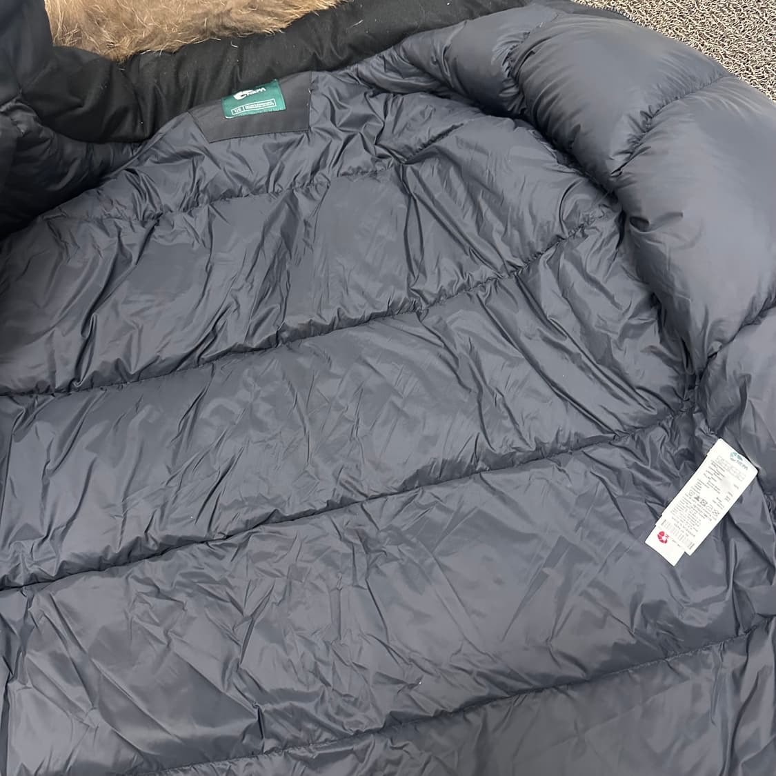 NEPA 네파 구스다운 사파리 패딩 블랙 115(3XL) 상품이미지7