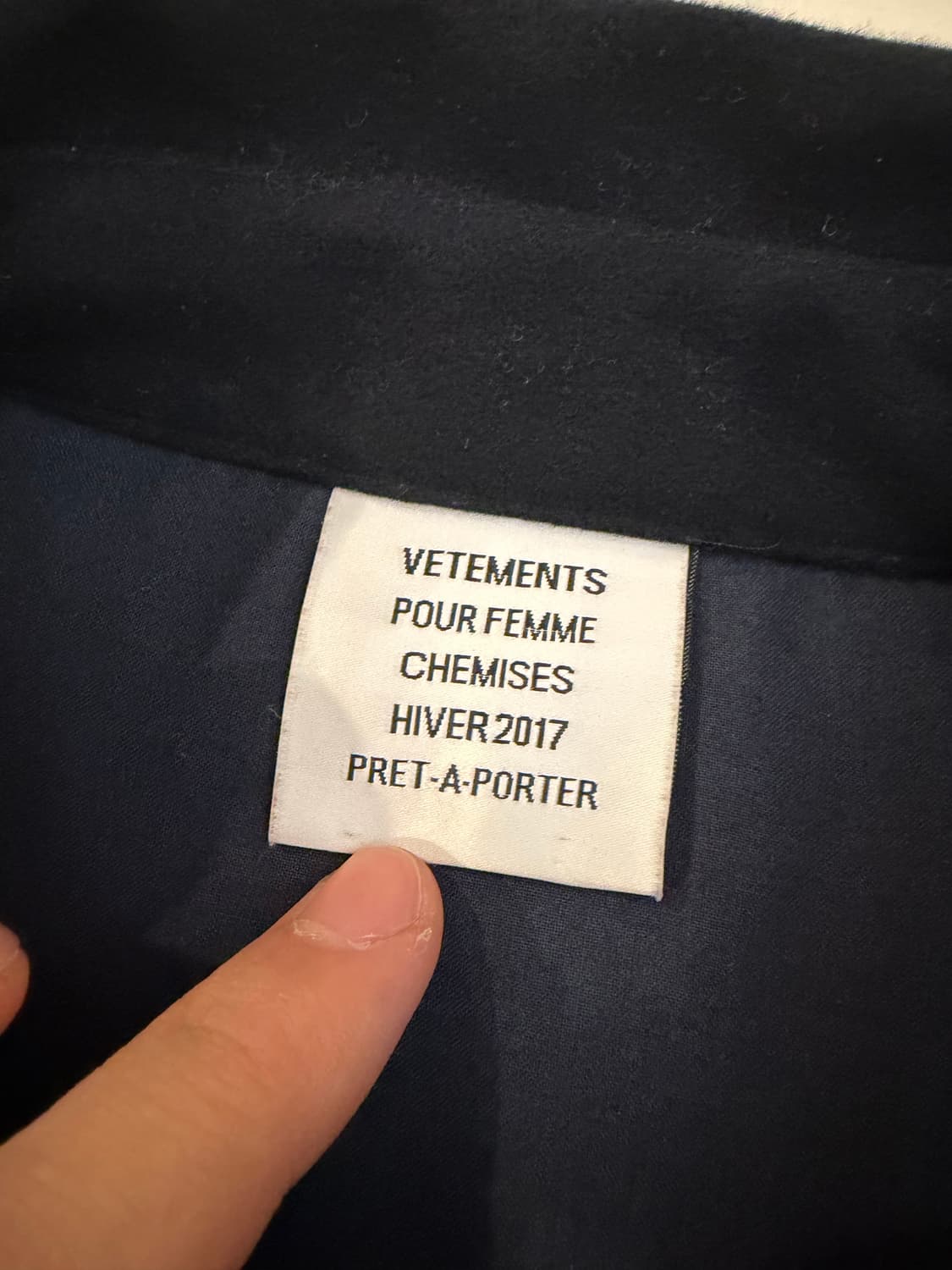 베트멍 17FW 웨스턴 플라워 자수 셔츠 상품이미지7