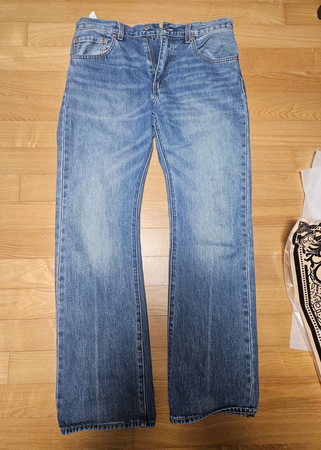 리바이스 517 미드블루 색상 32x32 상품이미지1