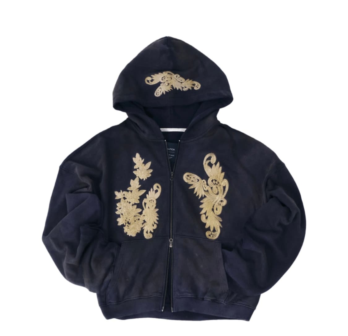 언더마이카 노티카 아플리케 후드 집업 m 상품이미지4