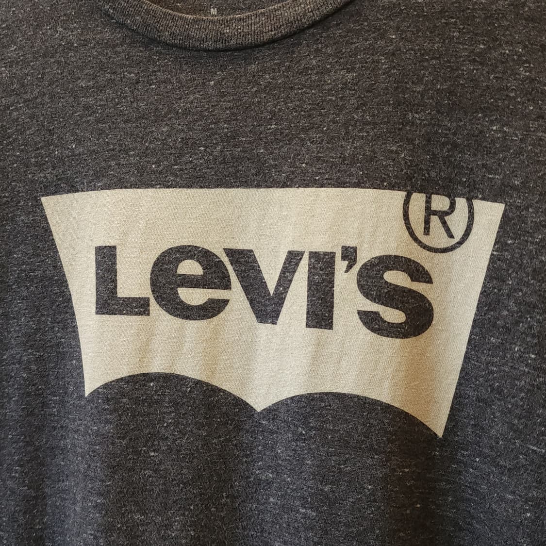 00s 리바이스 빈티지 티셔츠 프린팅 티셔츠 오트밀 그레이 배트윙 m 상품이미지4
