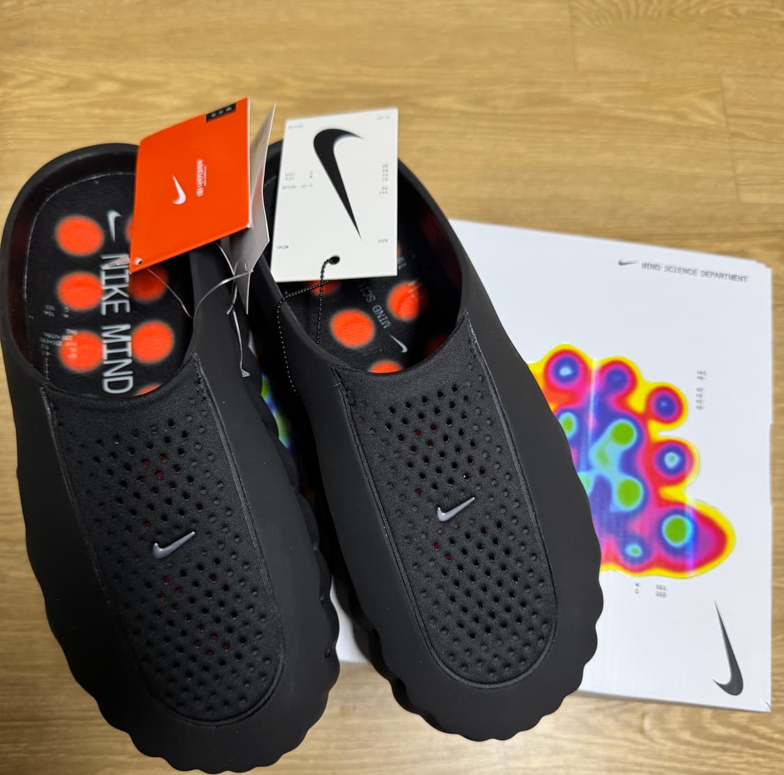 (280) 나이키 001 블랙 새상품 상품이미지1