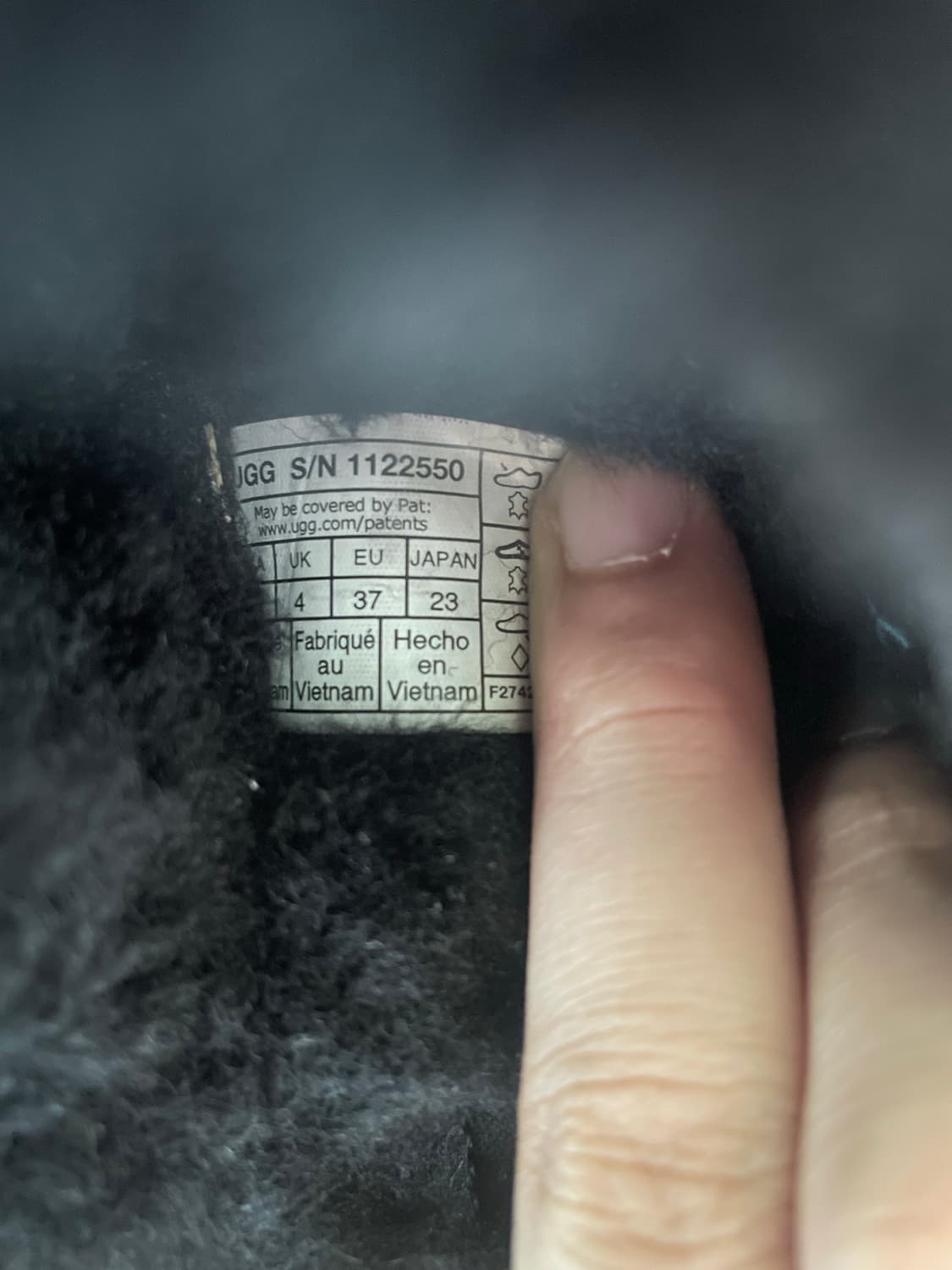 어그 디스케트 230mm 블랙 상품이미지3