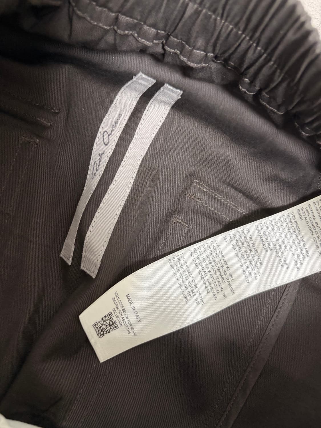 rickowens drawstring pants te(darkdust) 상품이미지3