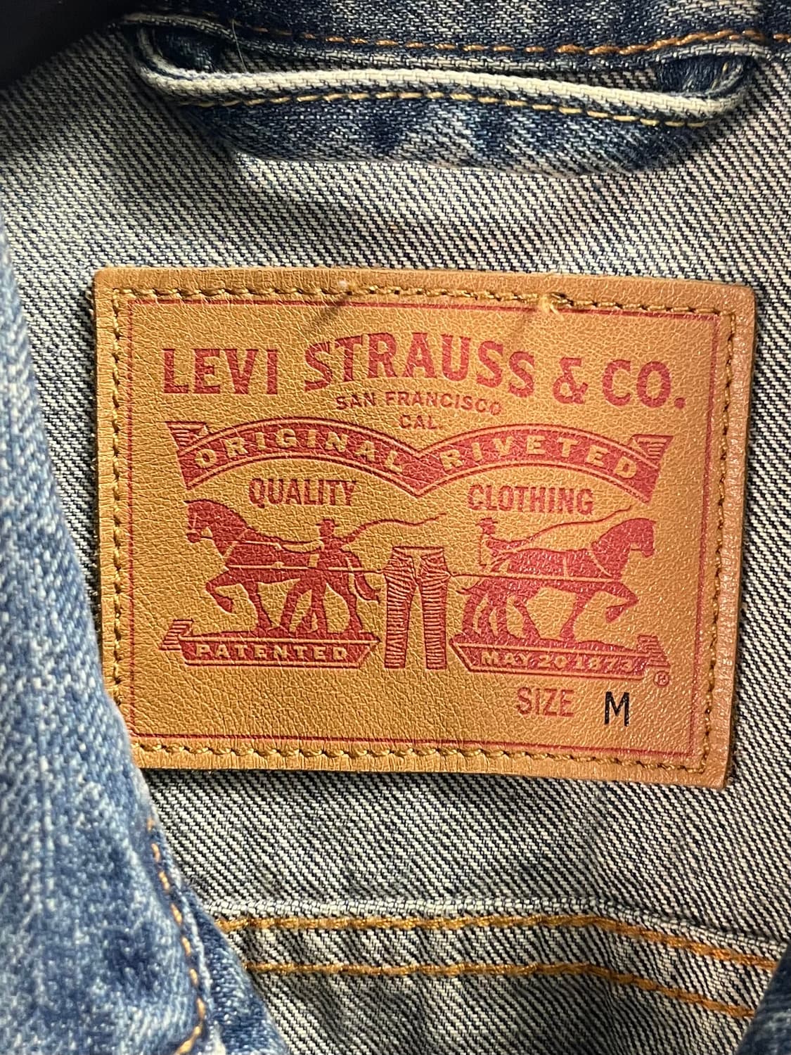 리바이스 3세대 레드탭 청자켓 (on.263)   상품이미지5