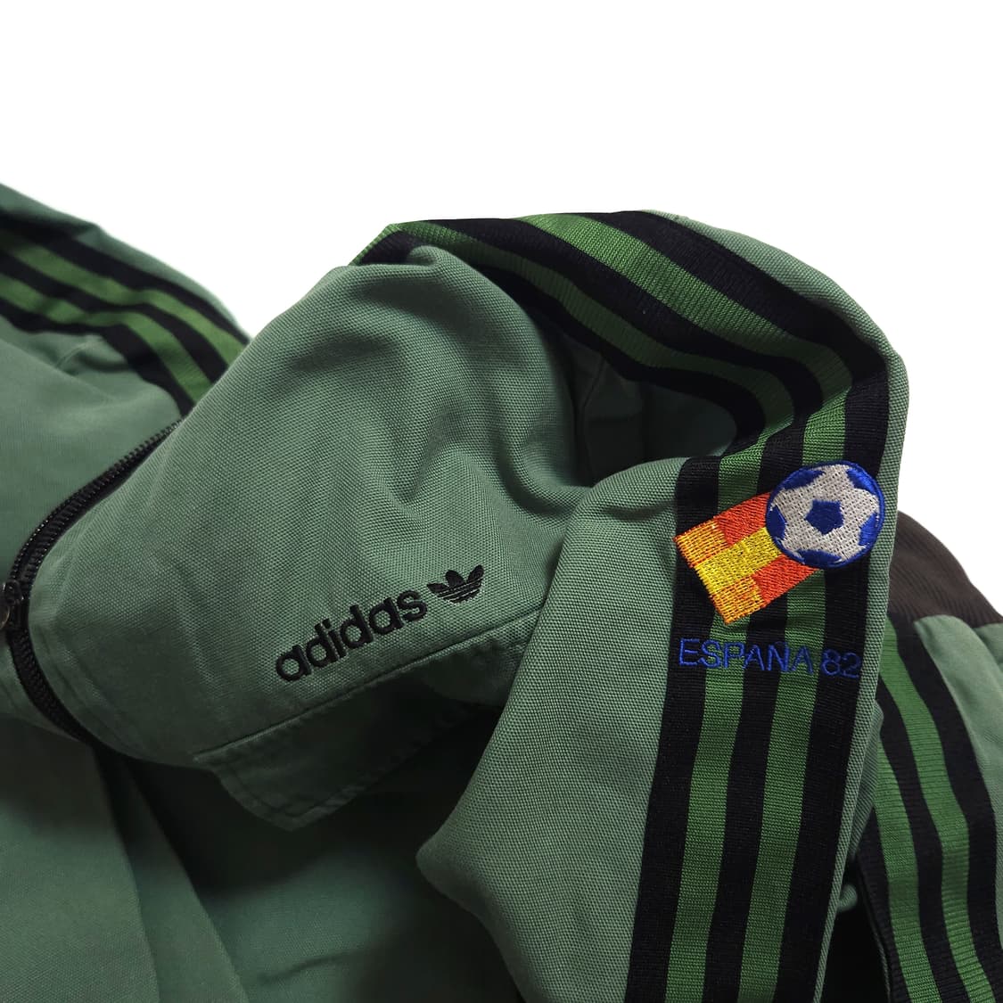 아디다스 00s 에스파냐 코튼 봄버 자켓 그린 상품이미지7
