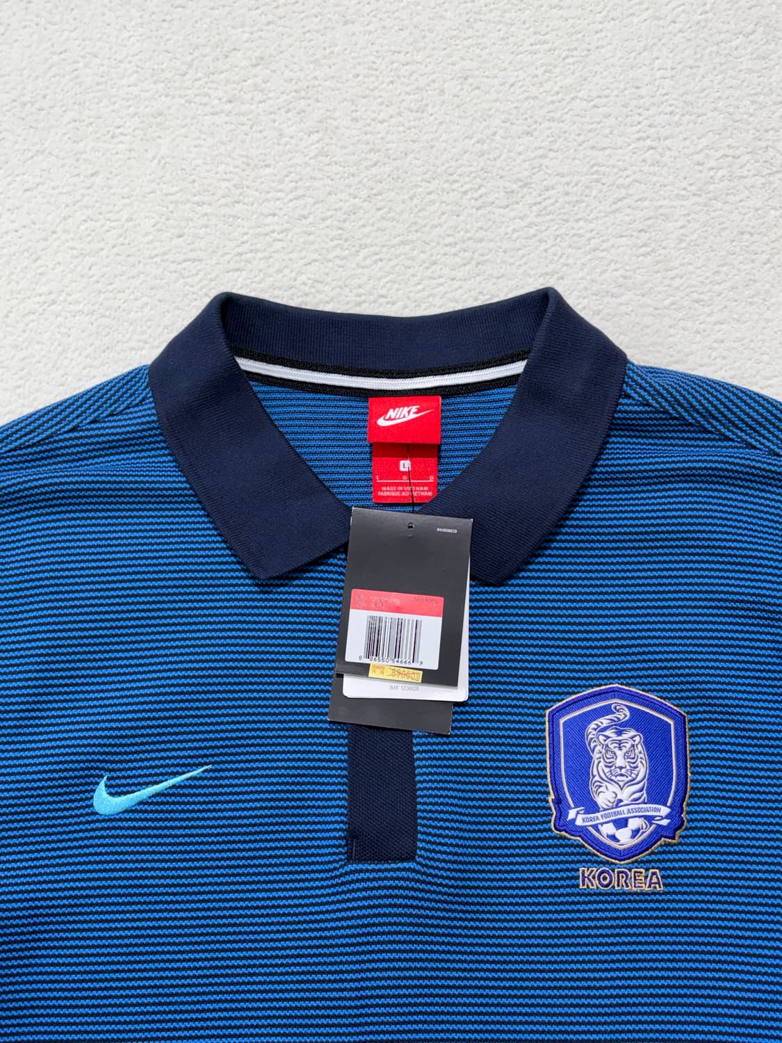 새상품 나이키 대한민국 국가대표 국대 축구 유니폼 반팔 카라티 상품이미지2