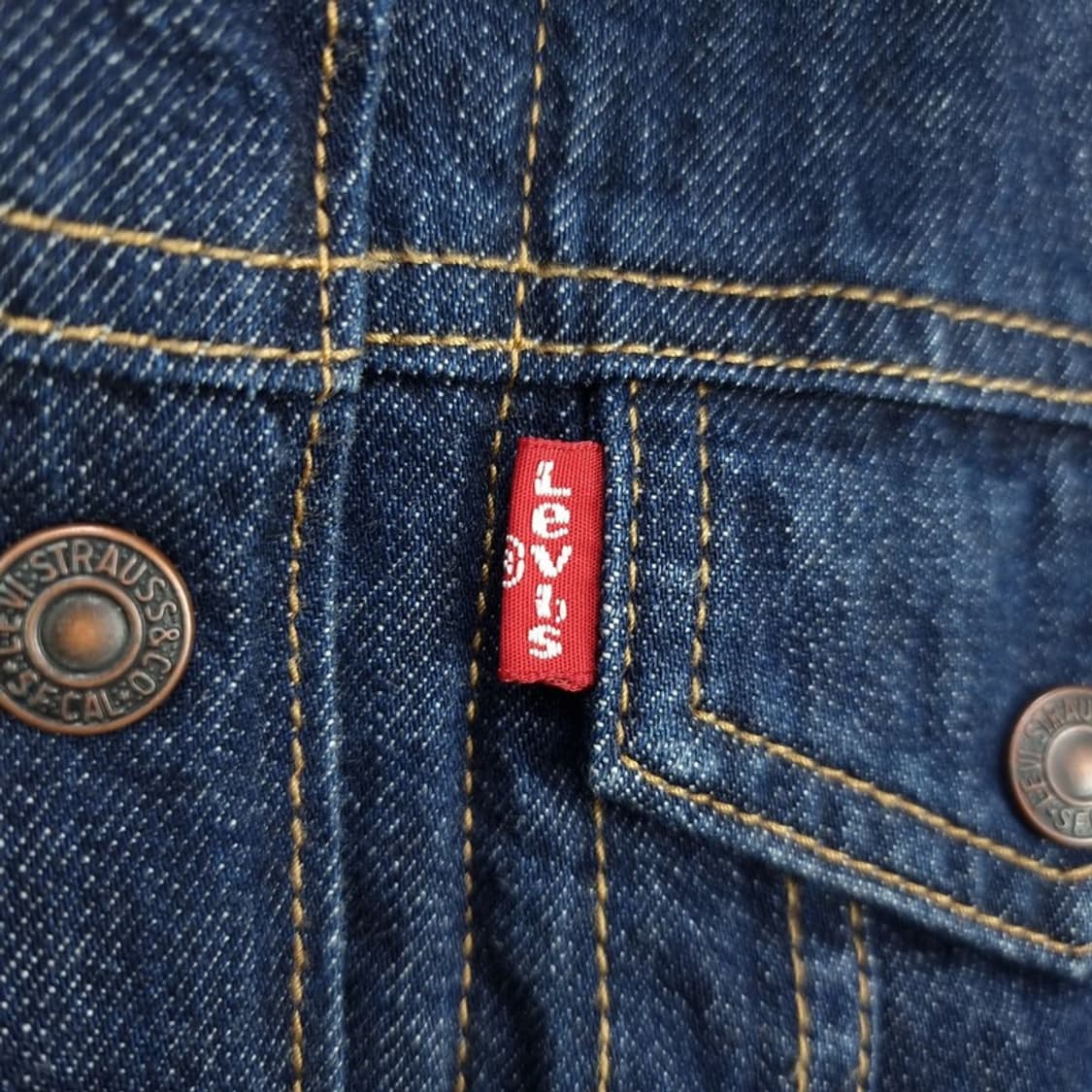 [리바이스] 카라 쉐르파 데님 자켓 청자켓 M18147 상품이미지5