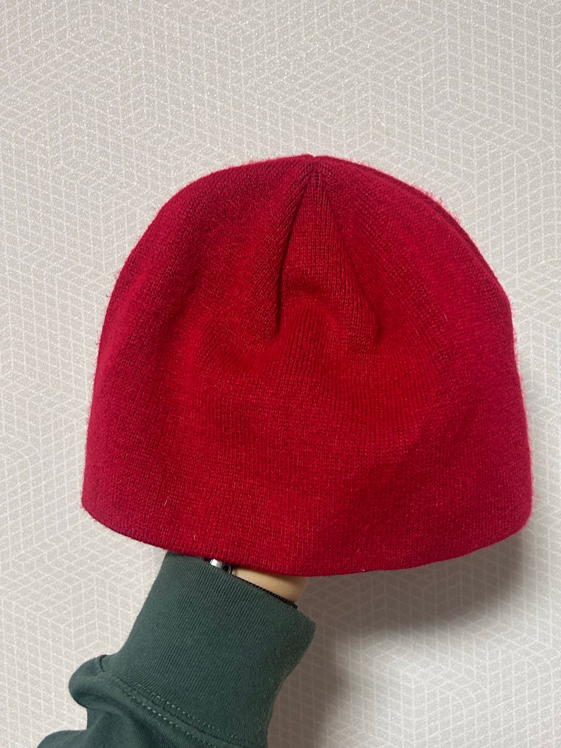 노스페이스 빨간색 비니 상품이미지2