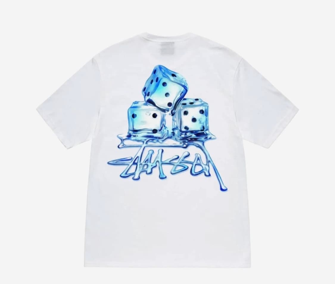 스투시 멜티드 티셔츠 화이트 상품이미지1