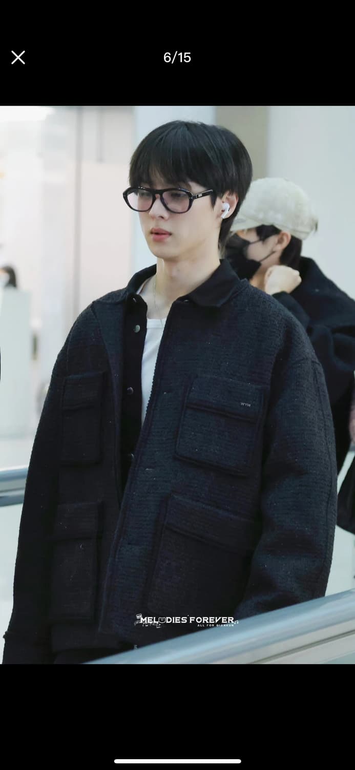 [거의 새것] 우영미 트위드자켓 블랙 50사이즈 상품이미지8