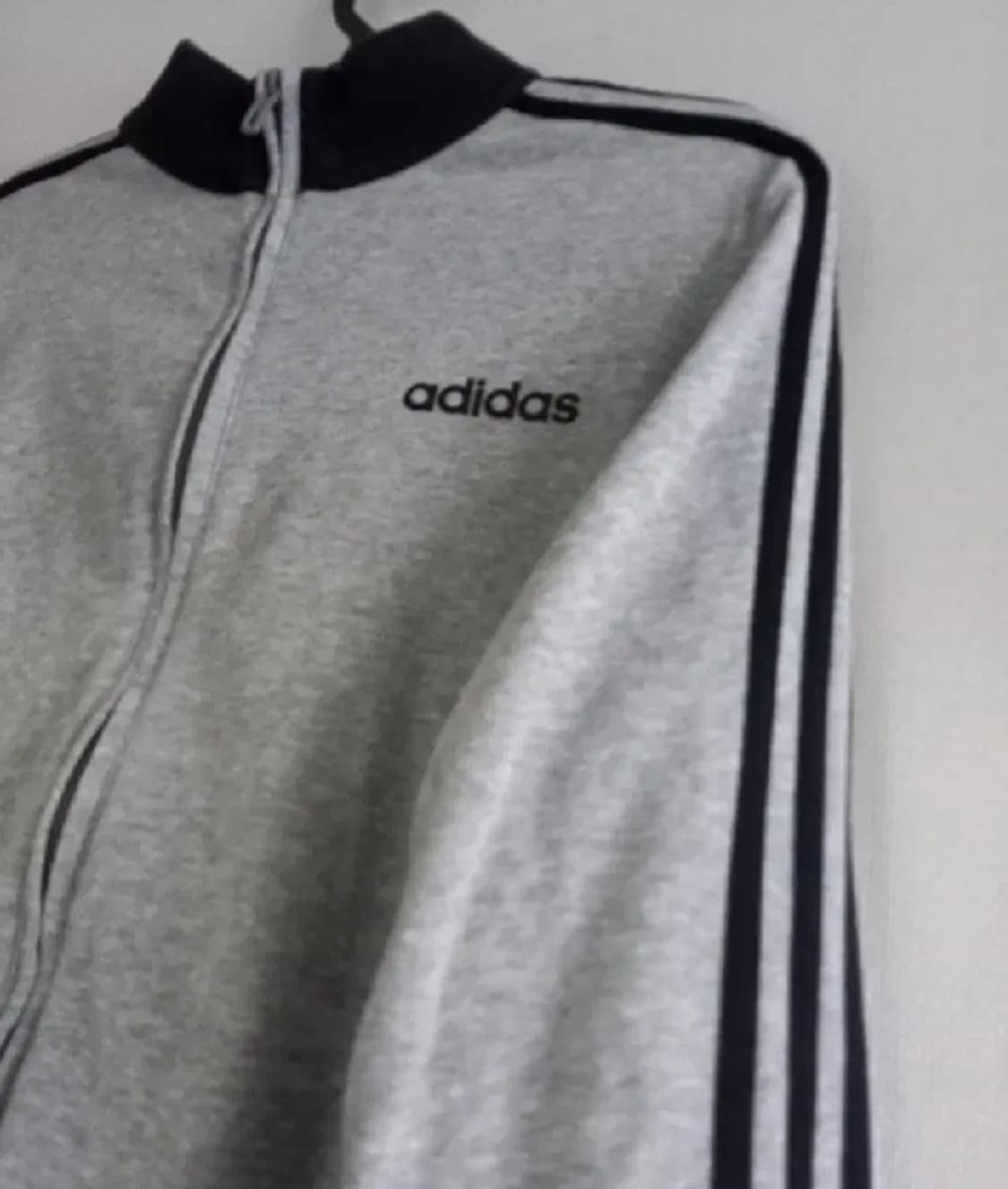 아디다스 희귀 그레이 블랙 트랙탑 저지 져지집업 110/XXL 상품이미지2