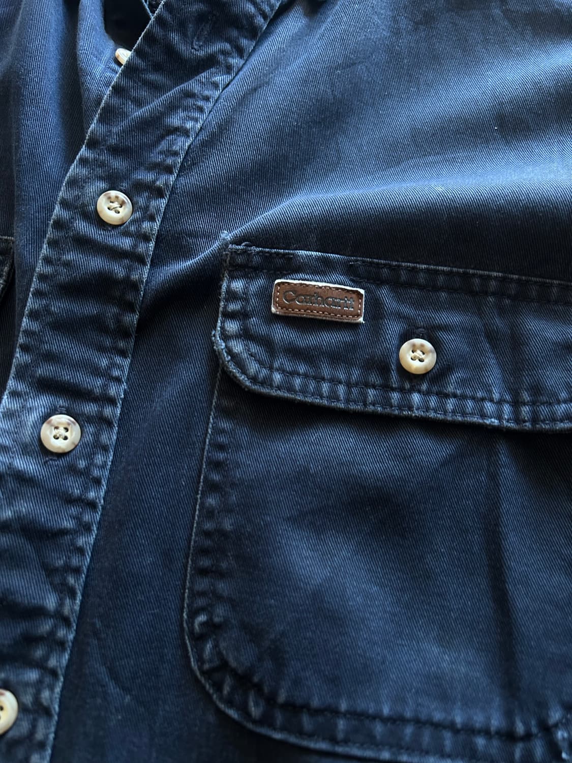 00‘s Carhartt heavy cotton shirts 상품이미지7