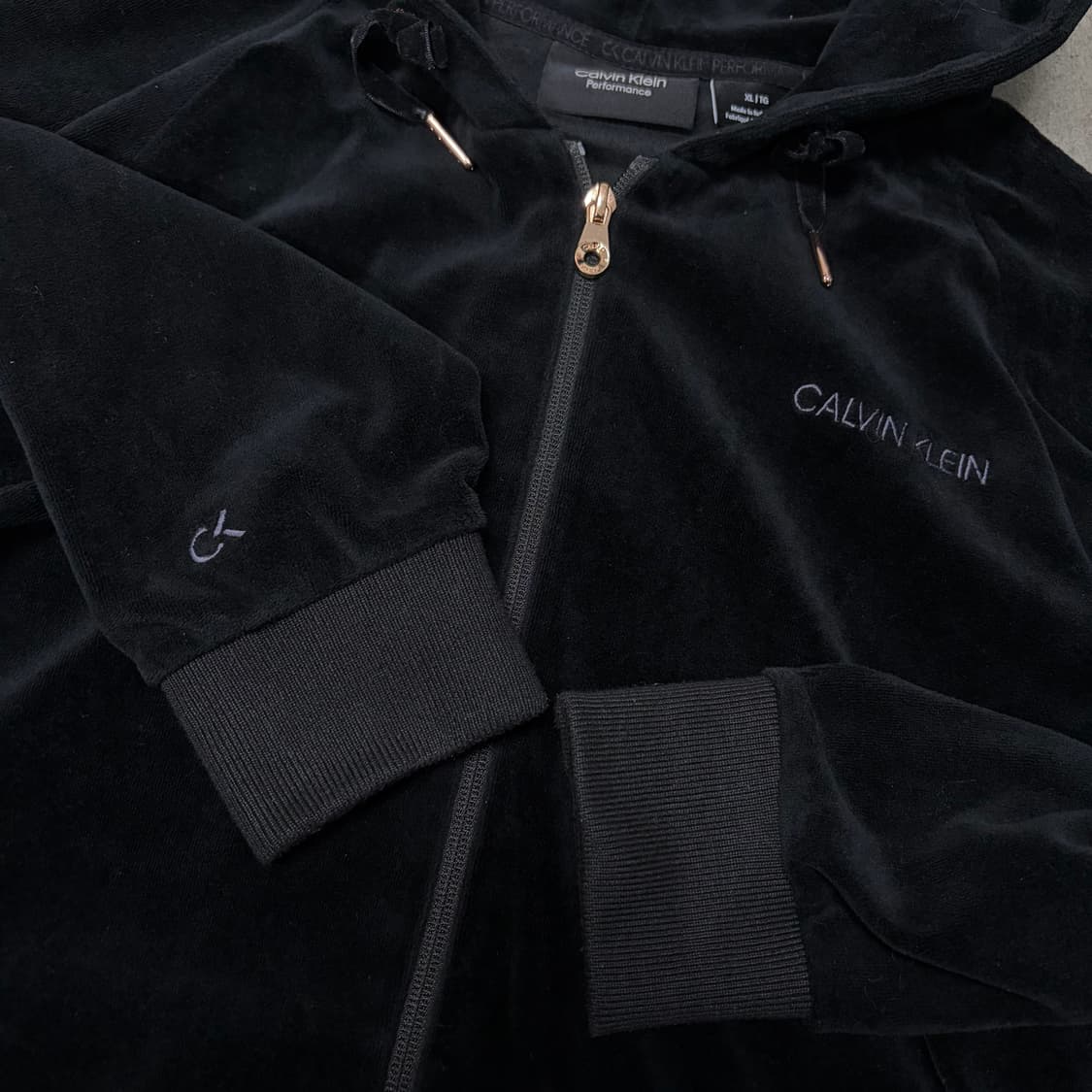 캘빈클라인 벨벳 후드집업[2022] 상품이미지5